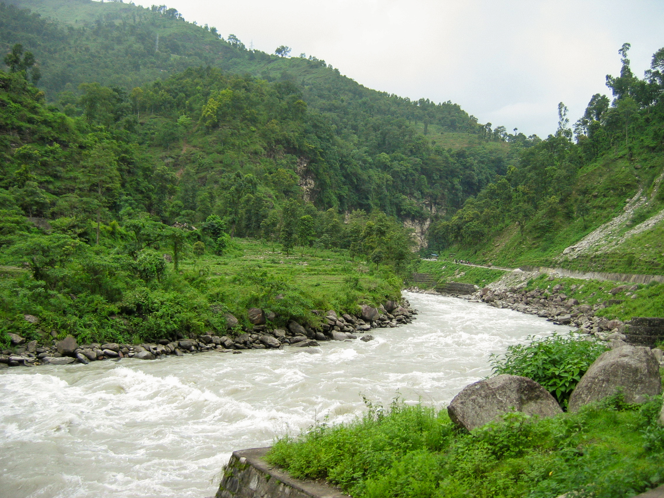 The approach to Kodari, Nepal