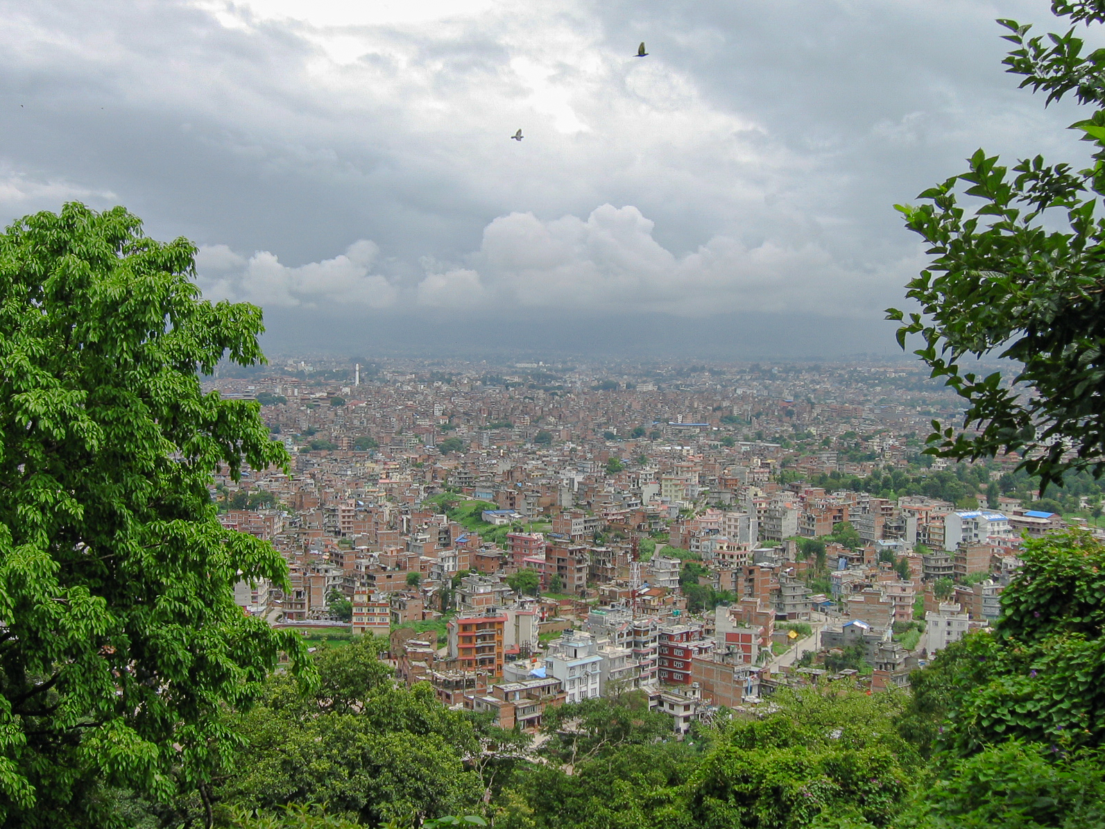 View over Kathmandu