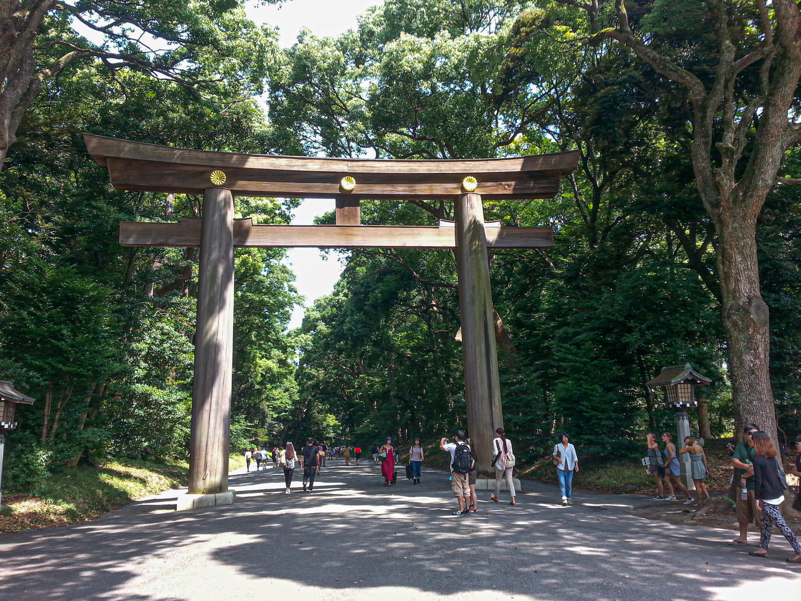 Tokyo - Meiji Temple - Torii (gate)