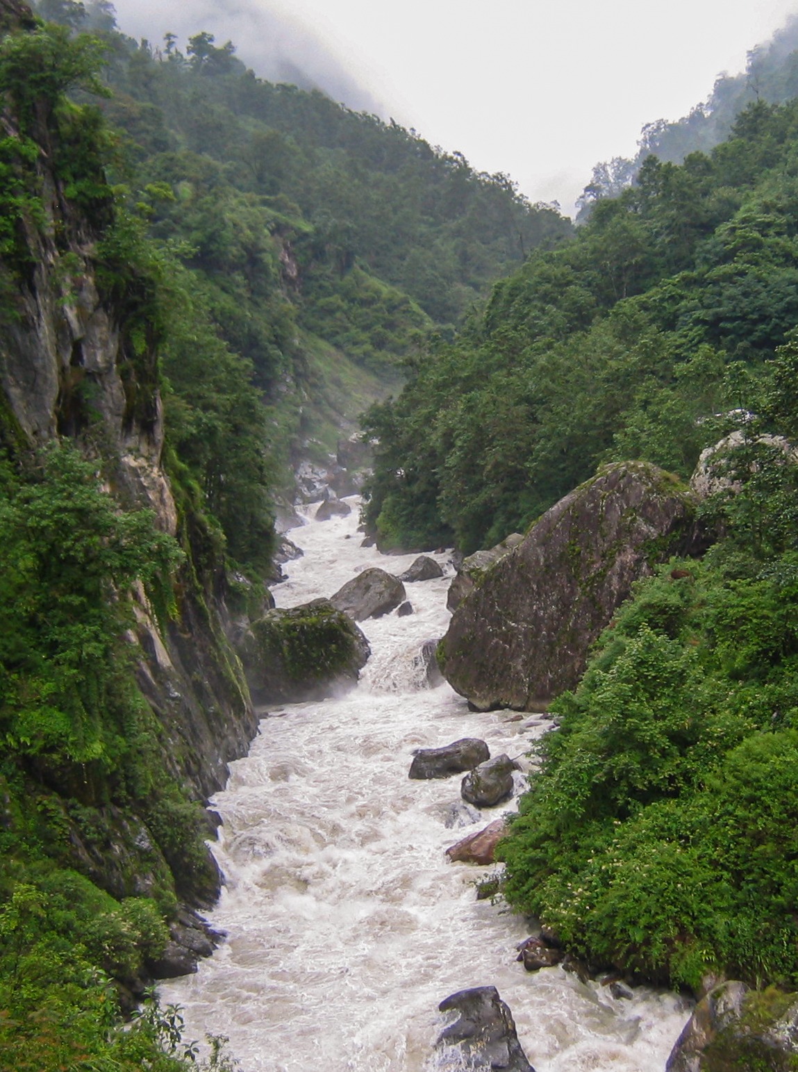 Koshi River just before Kodari