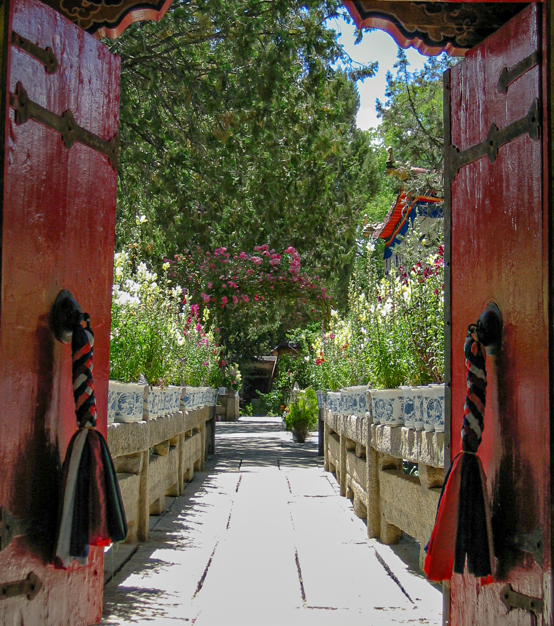 Peace and quiet in Norbulingka - The Summer Palace - Lhasa, Tibet.