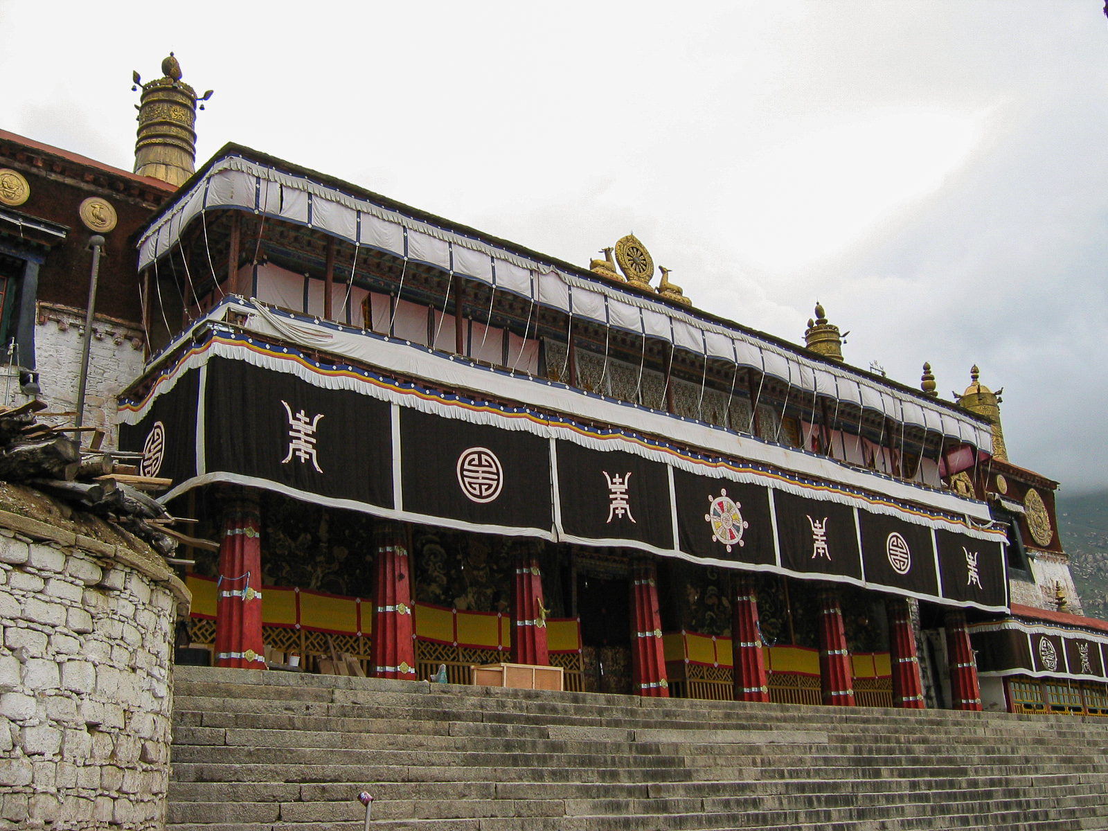 The Assembly Hall of Drepung Monastery, Lhasa, Tibet.