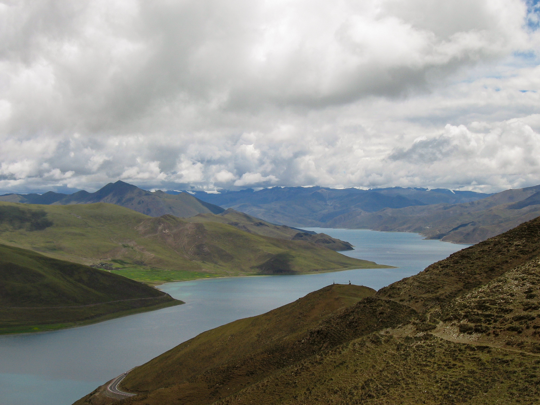 Over Yamdrok Lake, Tibet