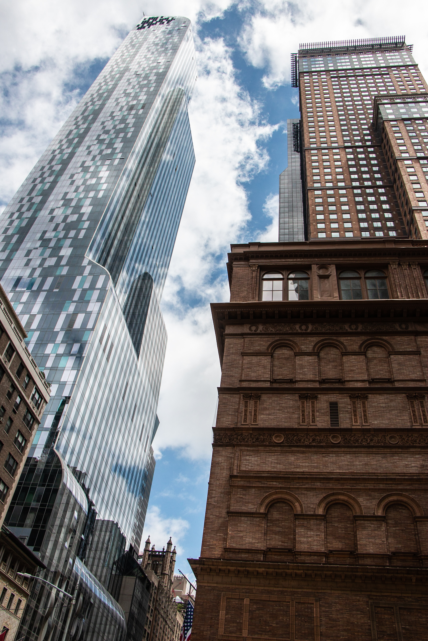 New York City - Carnegie Hall in the clouds