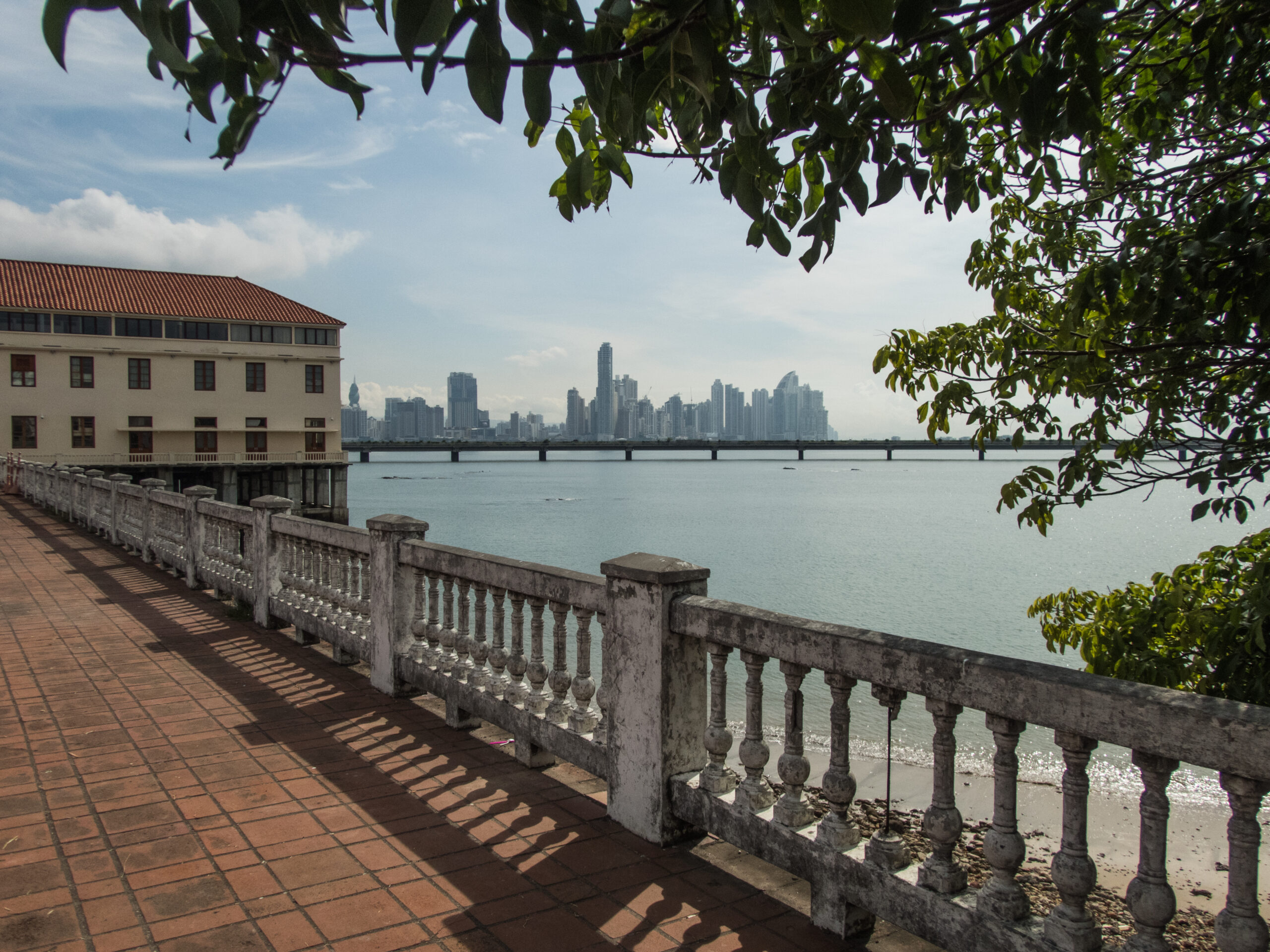 Looking from the Casco Viejo towards Panama City