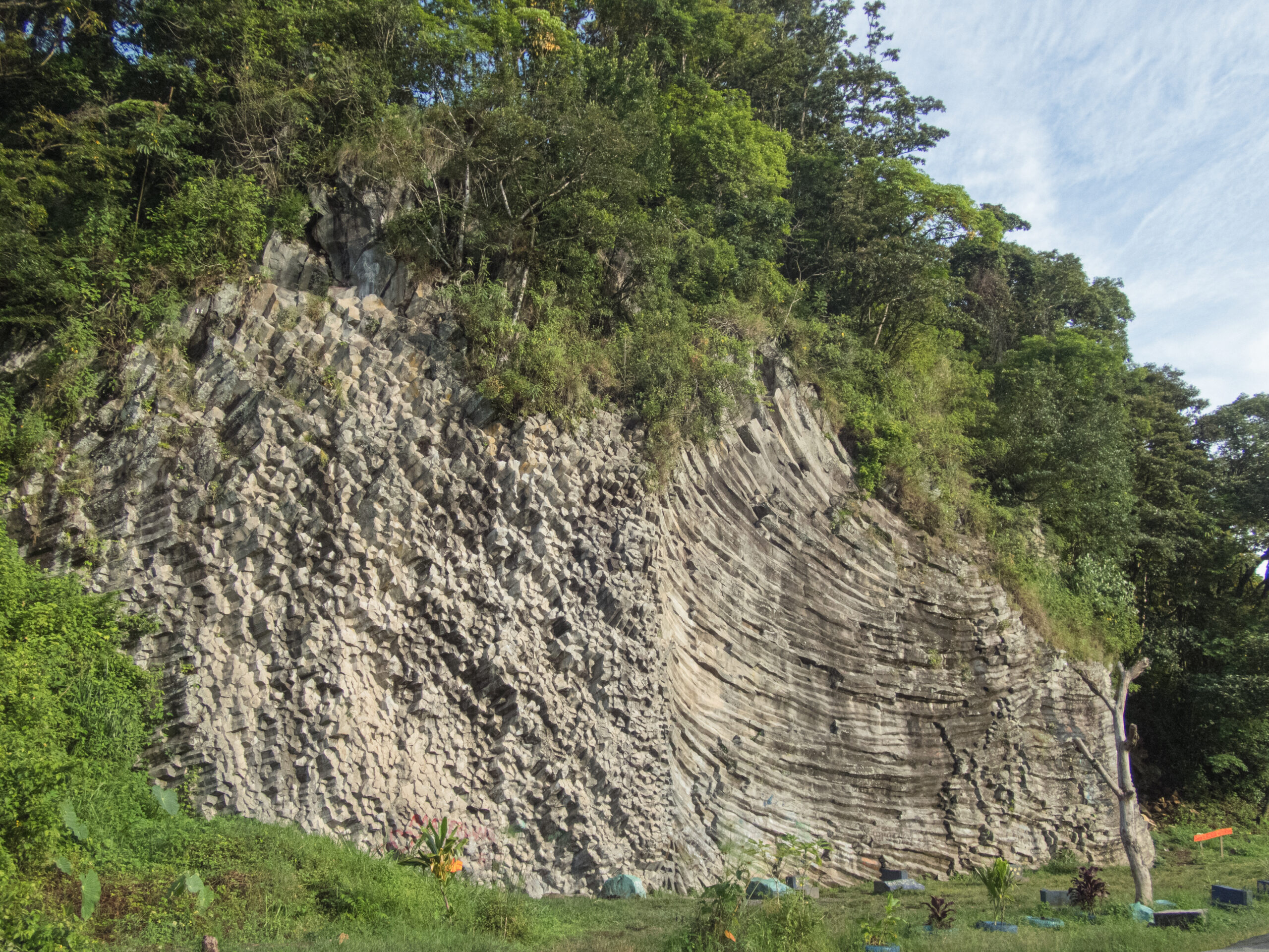 Panama - Boquete - Los Ladrillos - basalt rock formation