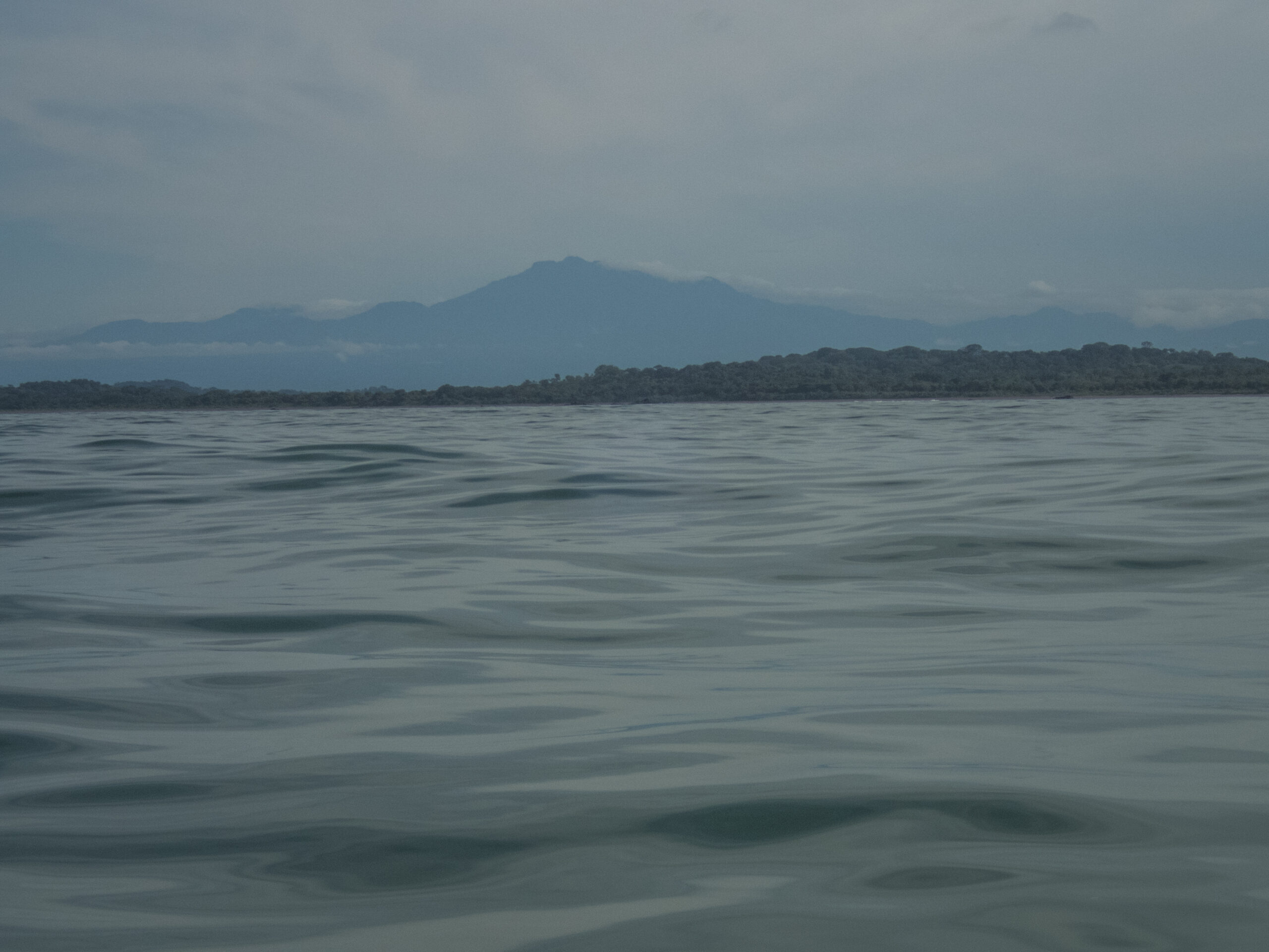 Panama - Highlands from the sea