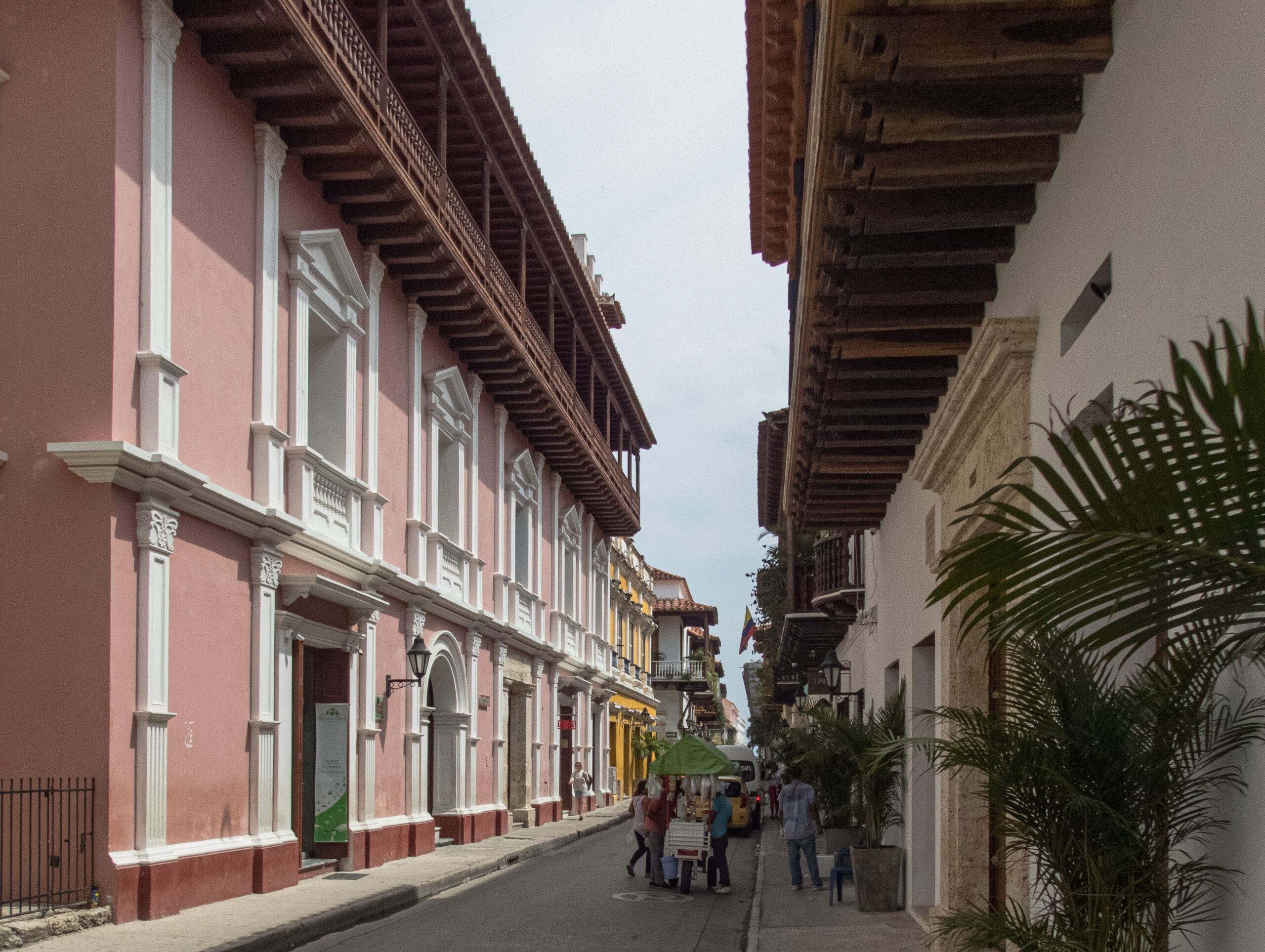 Colombia - Cartagena -Impressive and beautifully reformed buildings in El Centro