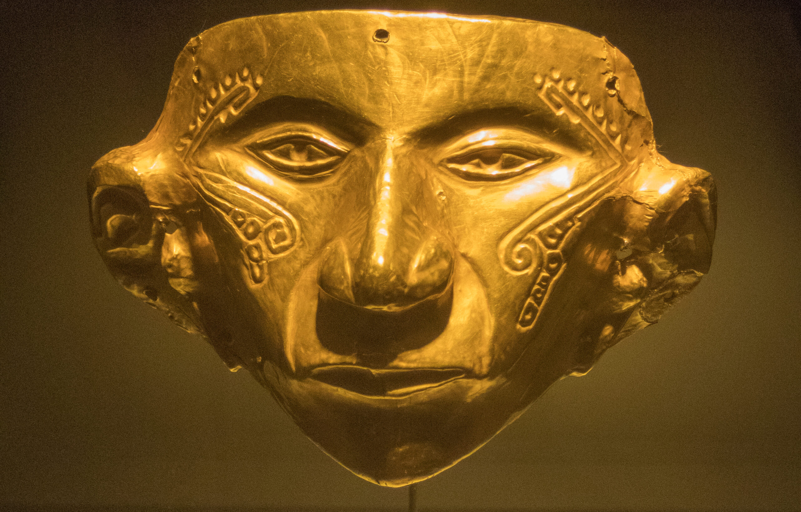 Bogota - Museum of Gold - Gold mask