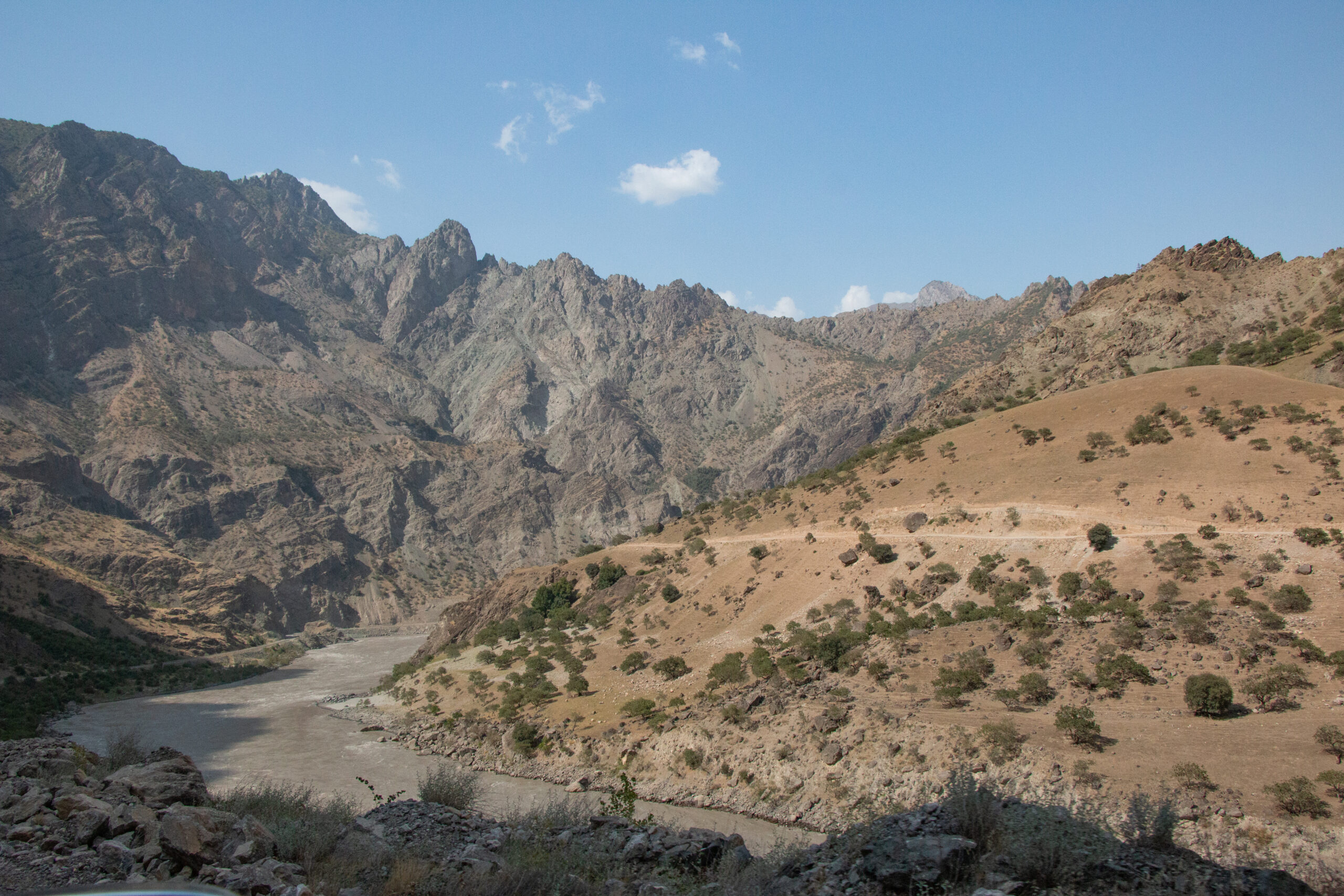 The Pamirs - between Dushanbe and Kalai Khum