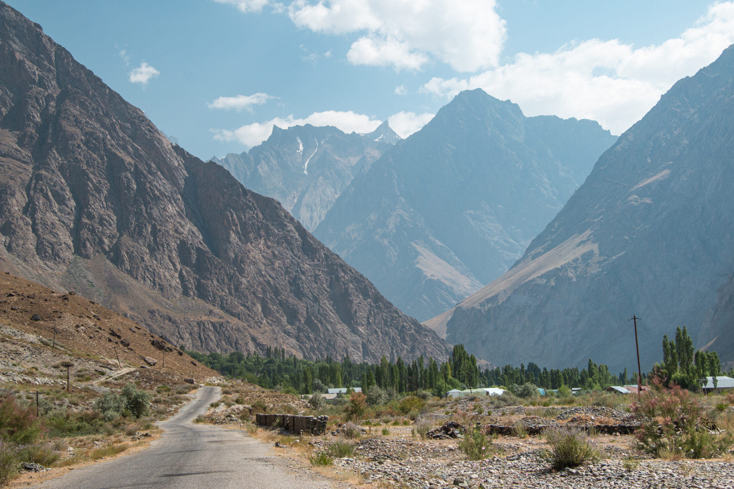 Tajikistan - entering the Bartang Valley