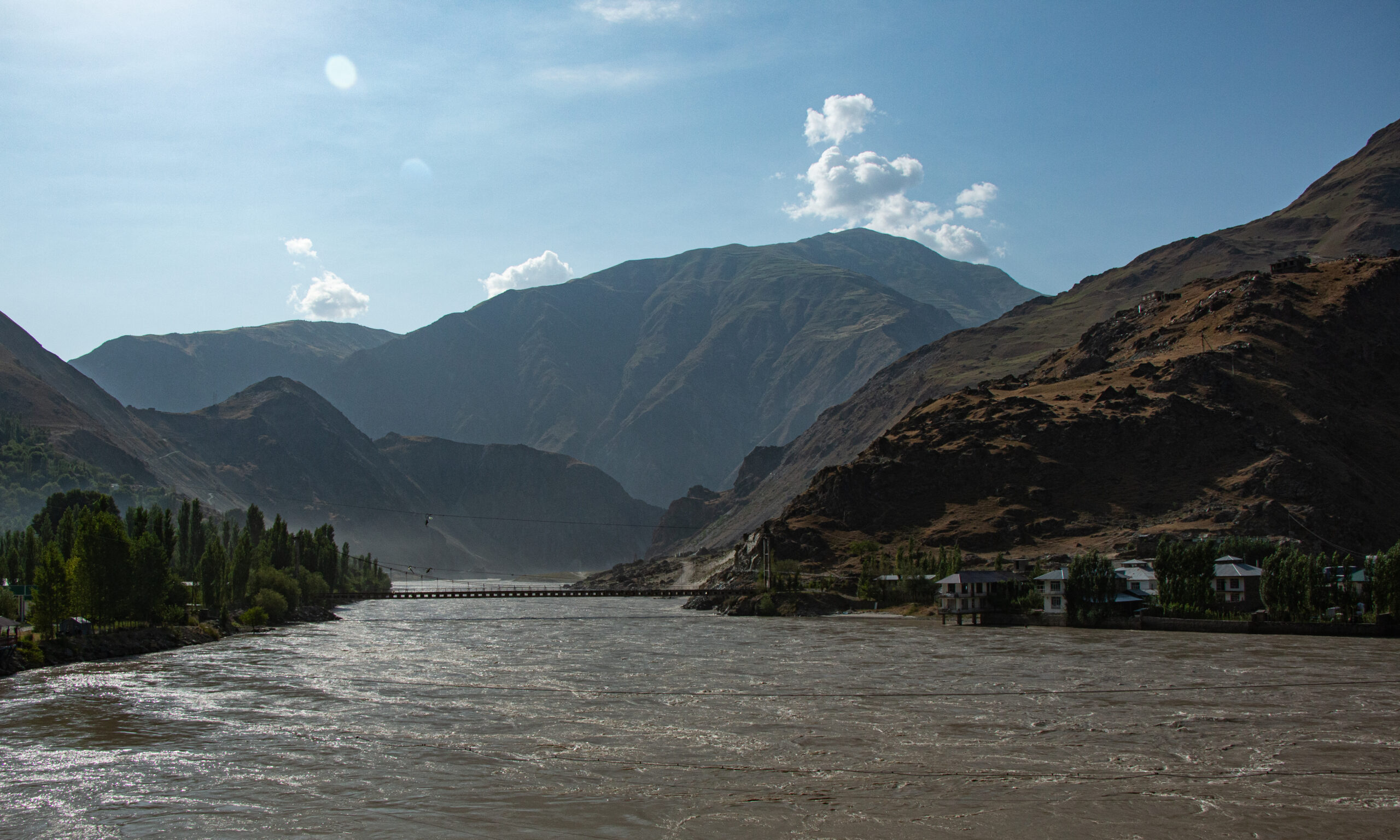 Tajikistan - Kalai Khum - The friendship bridge at Ruzvat