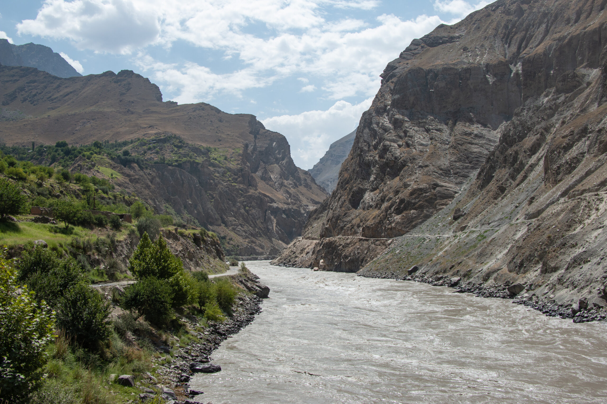 Tajikistan - Kalai Khum to Rushan - following the Panj River