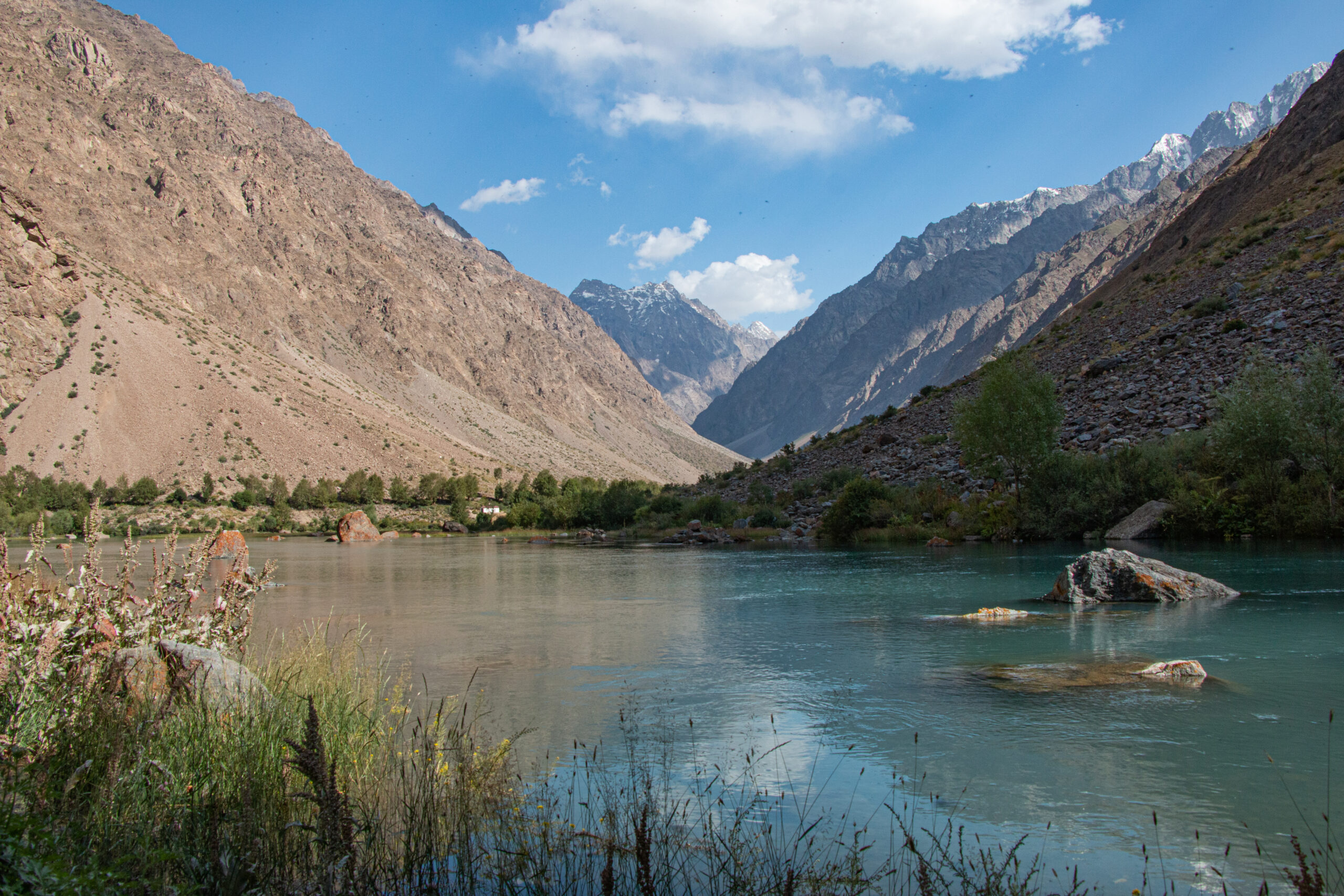 Tajikistan - the lake beside Jizew