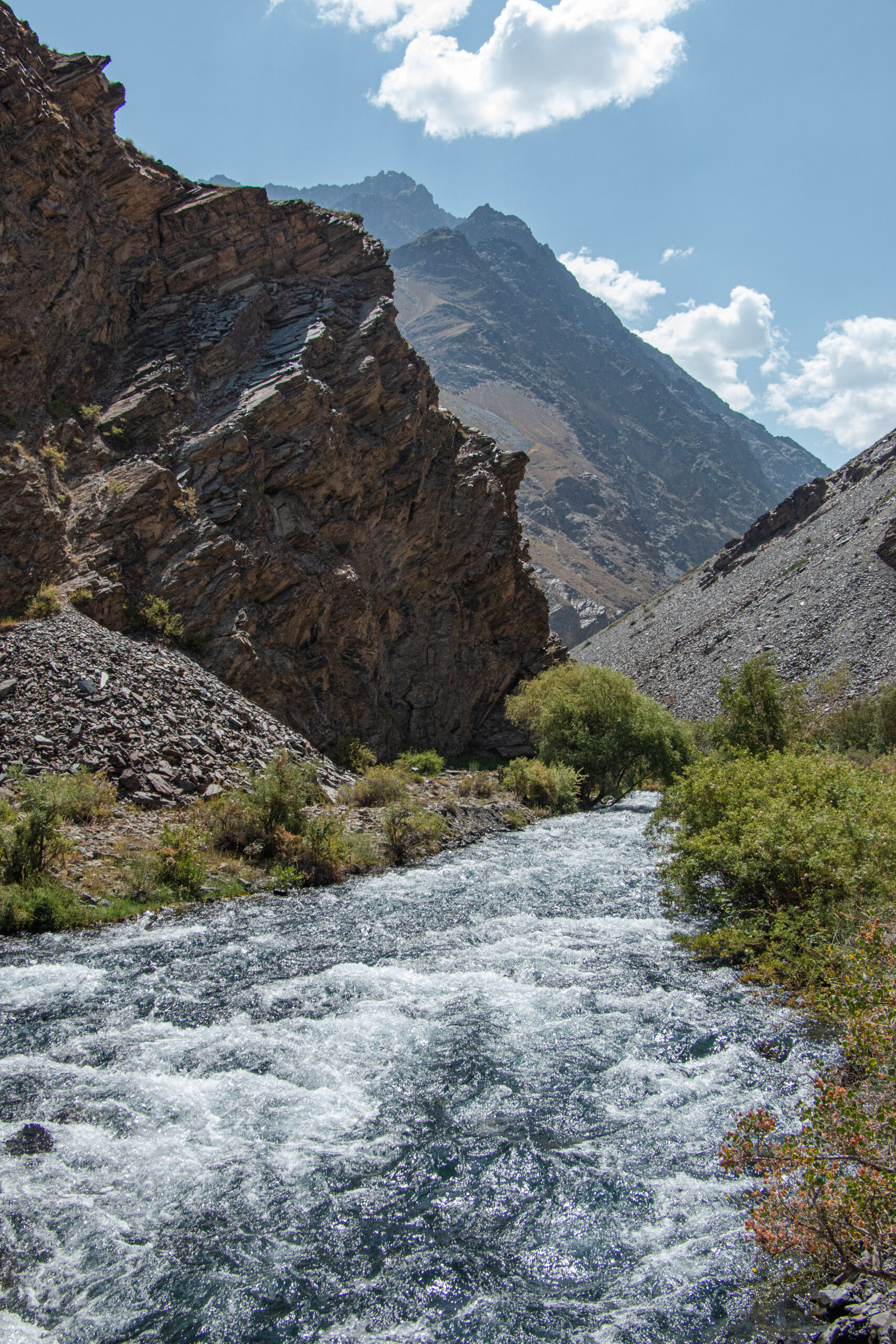 Tajikistan - Bartang Valley - Following the tributary to Jizew