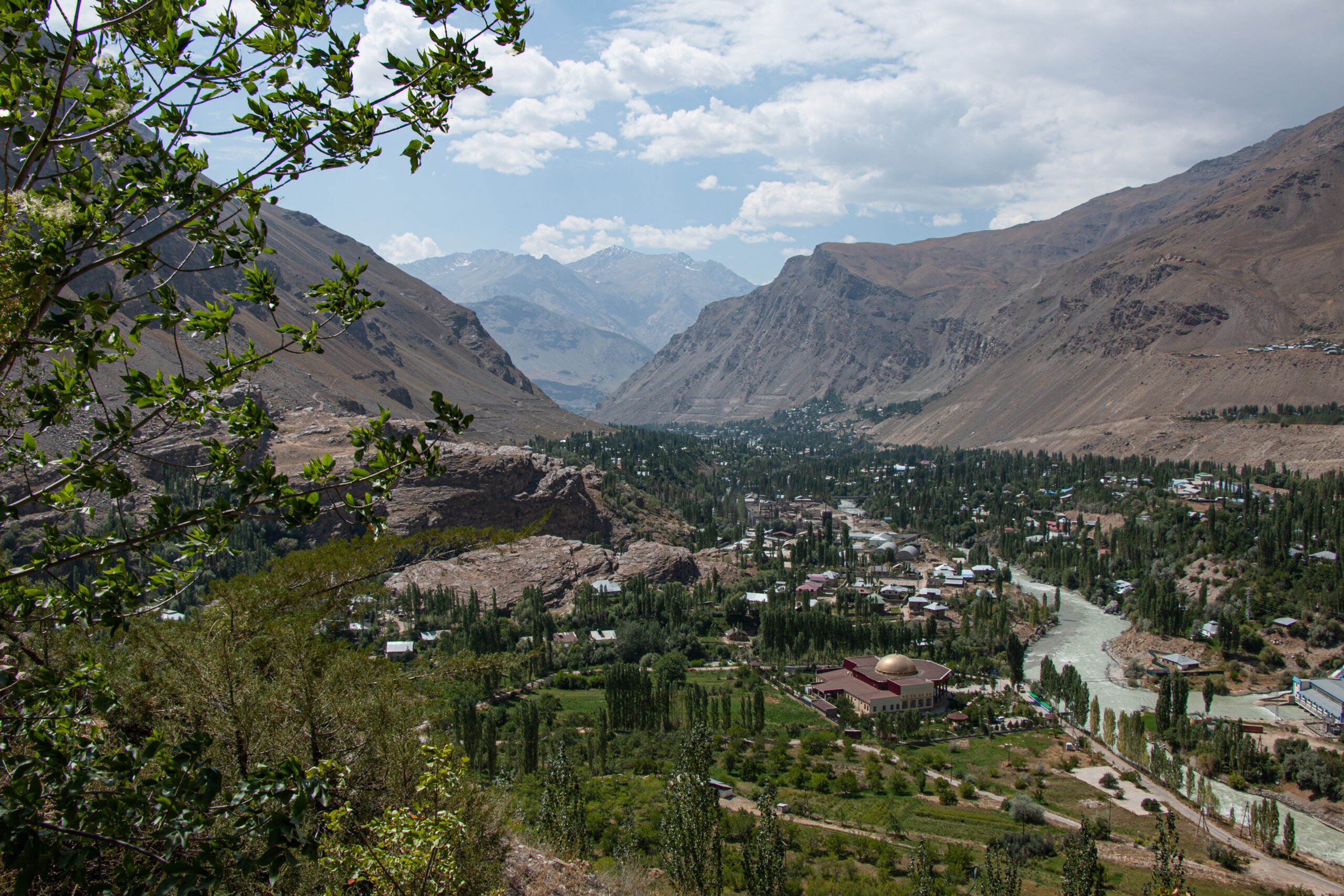 Looking over Khorog. Tajikistan.