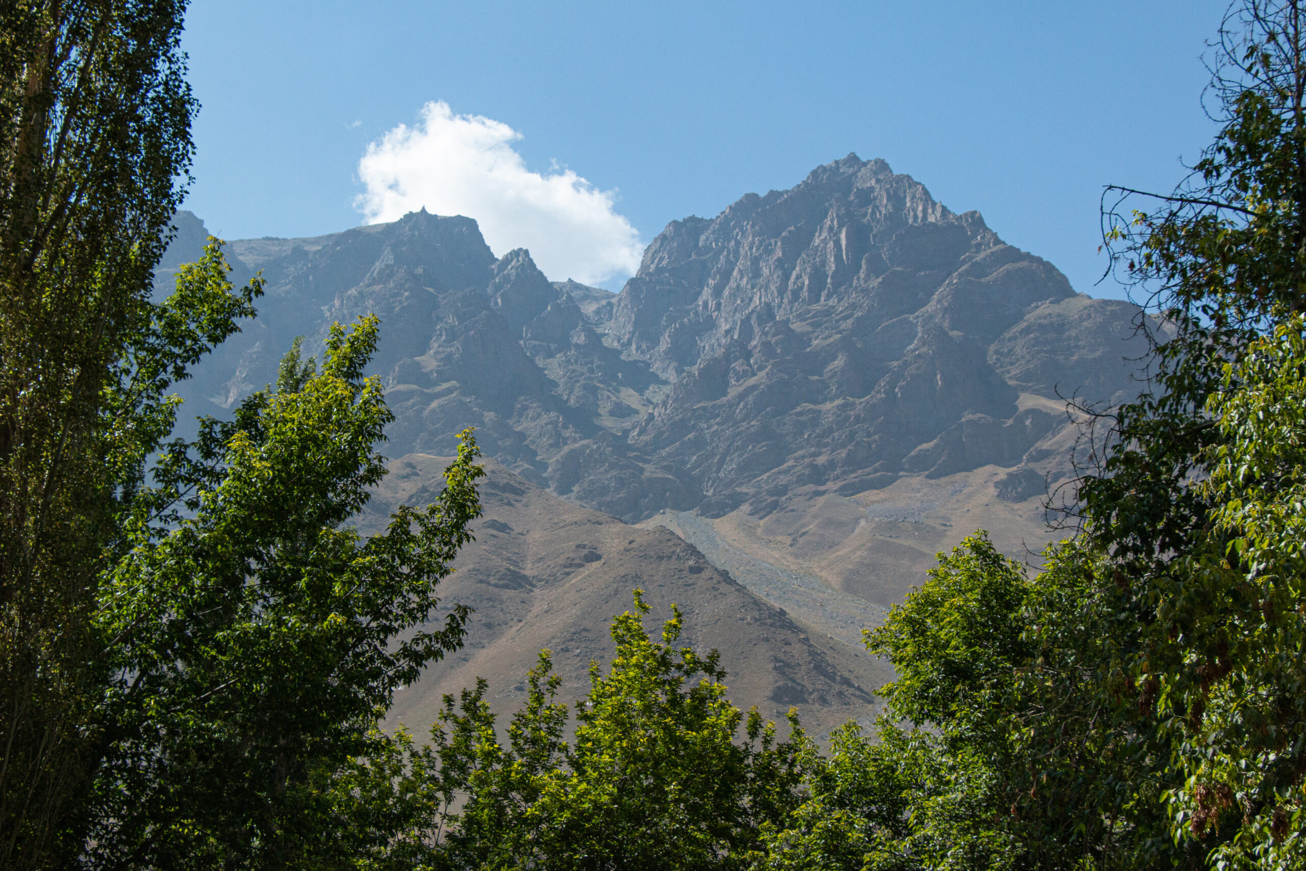 Khorog, Tajikistan - views to the mountains