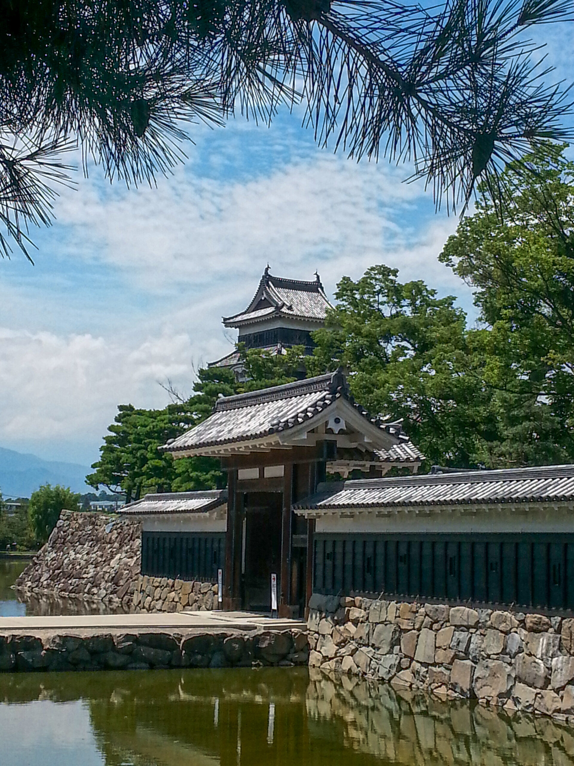 Matsumoto Castle and moat