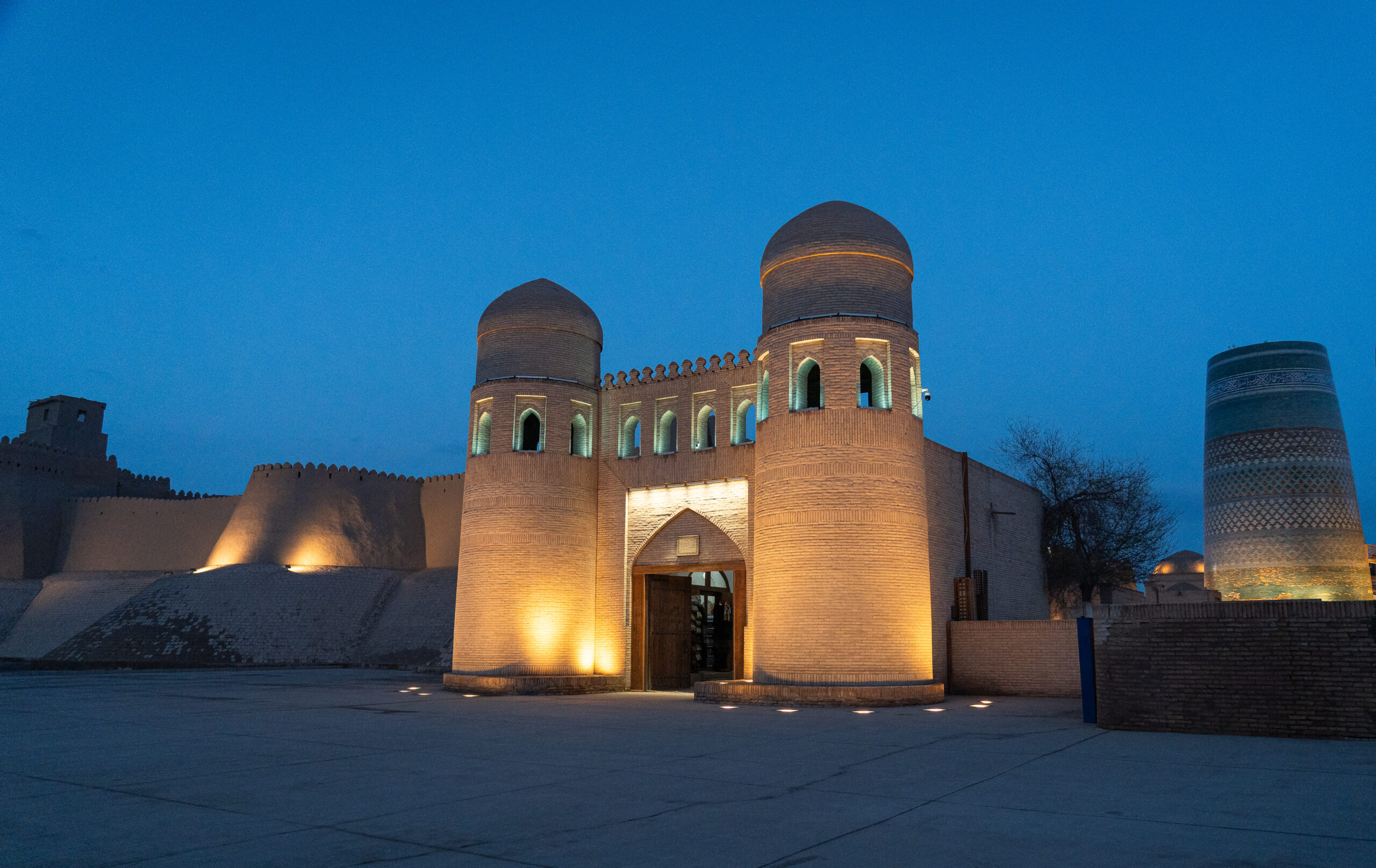 Khiva - the West Gate to enter the walled city