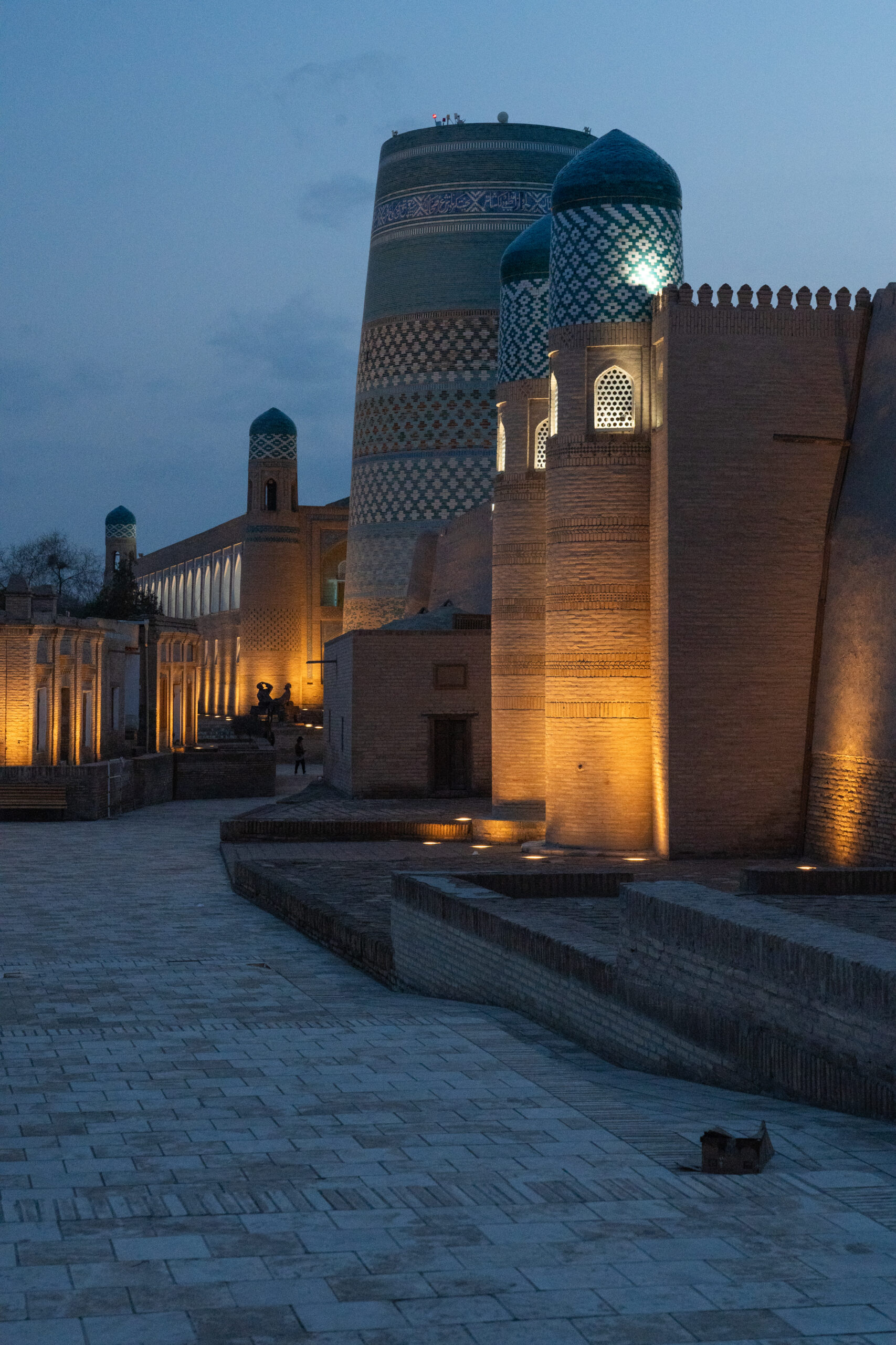 Khiva - Sunset inside the Itchen Qala