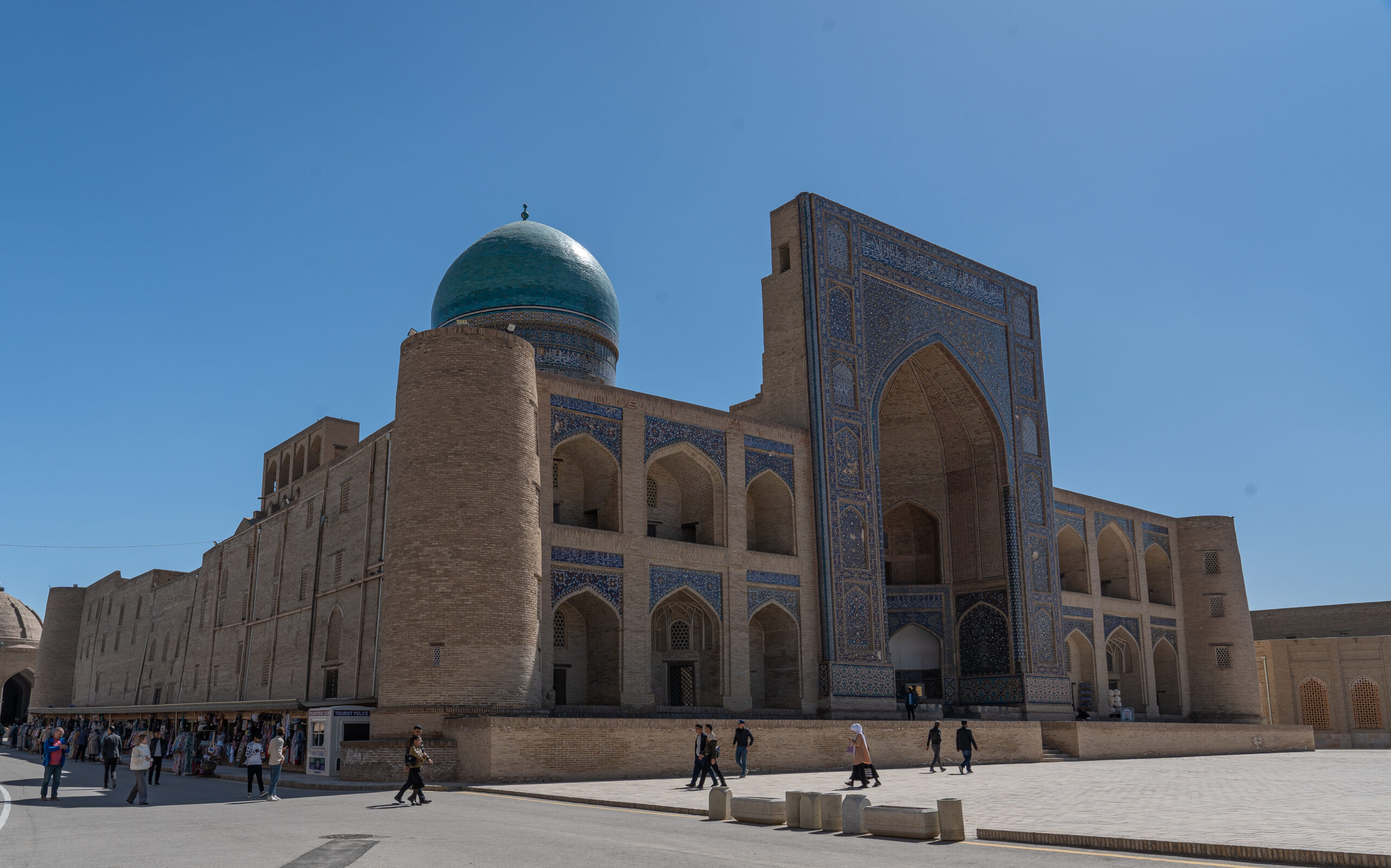 Uzbekistan - Bukhara - The Mir-i-Arab Madrasah opposite The Kalon Mosque