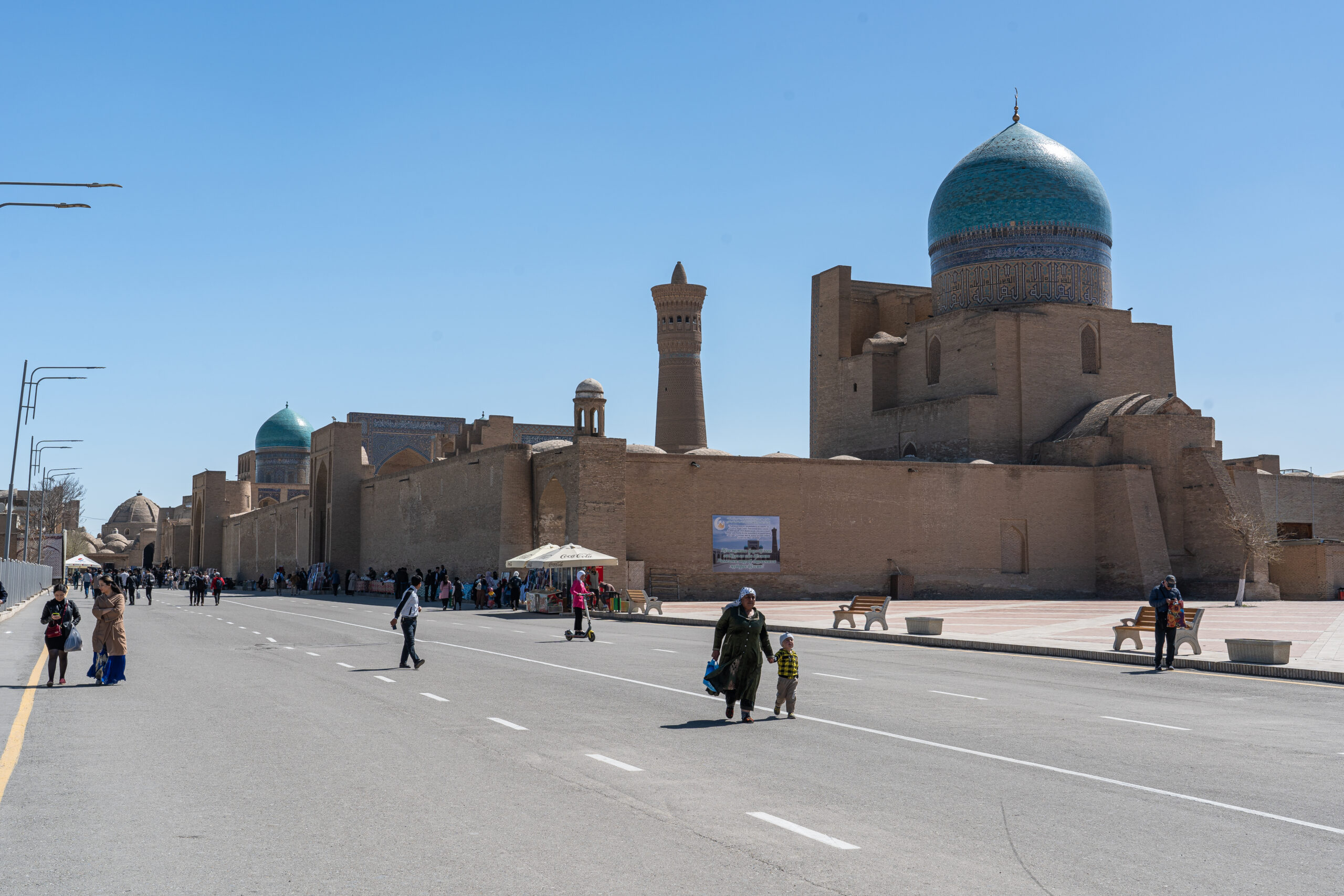 Uzbekistan - Bukhara - Looking over the Kalon Complex