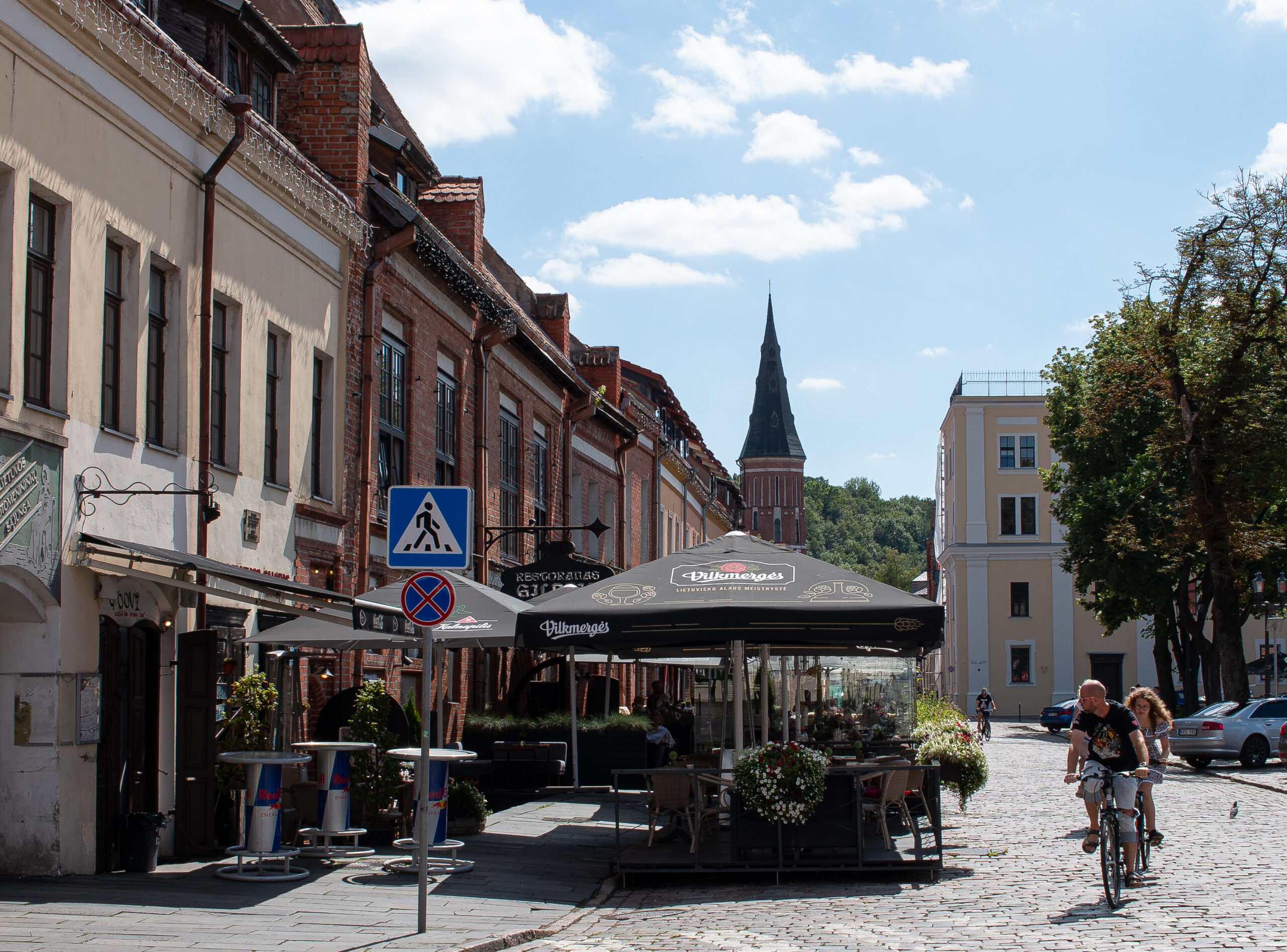 Lithuania - Kaunas - Café square