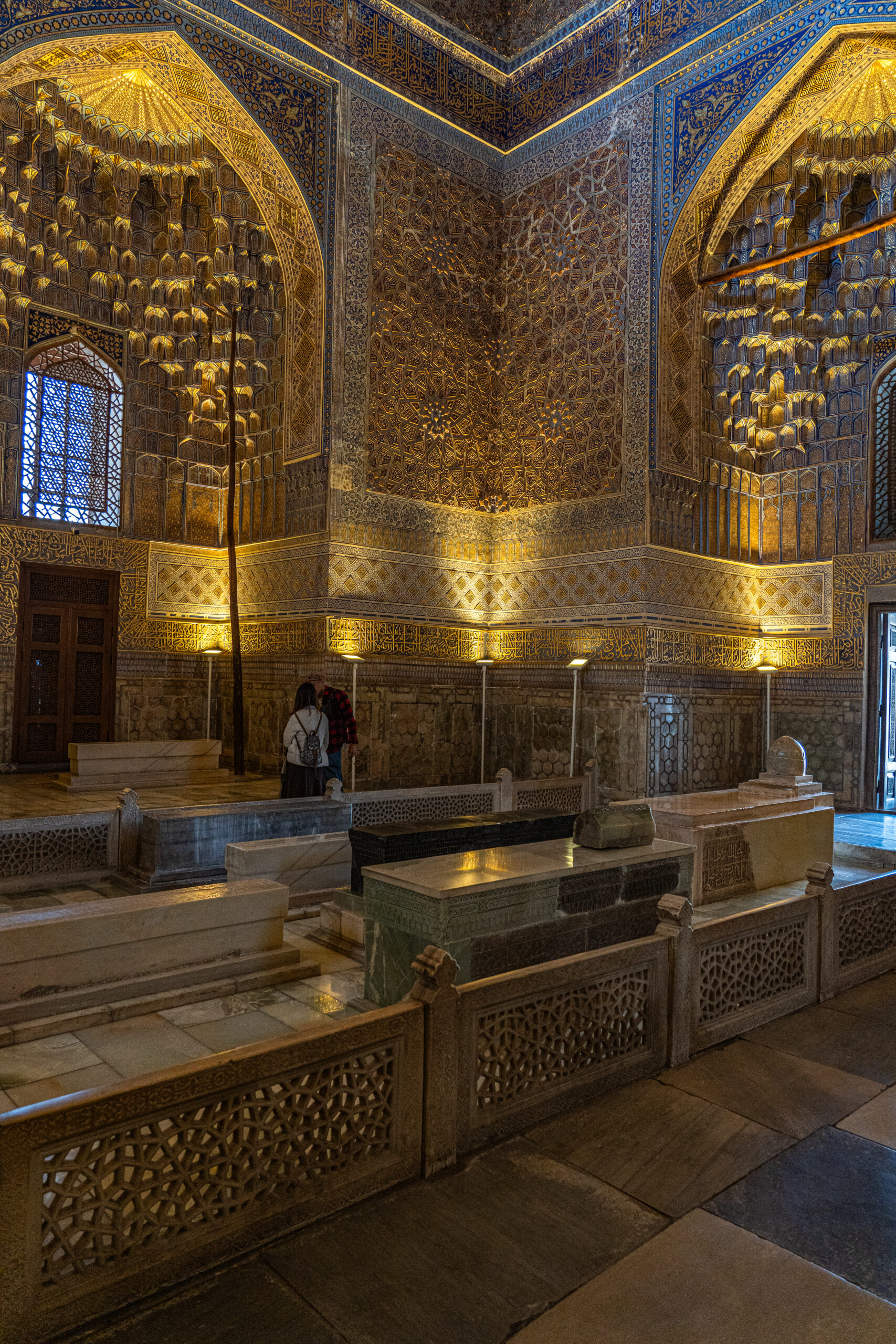 Samarkand - inside Timur's Mausoleum - Gur -e-Amir