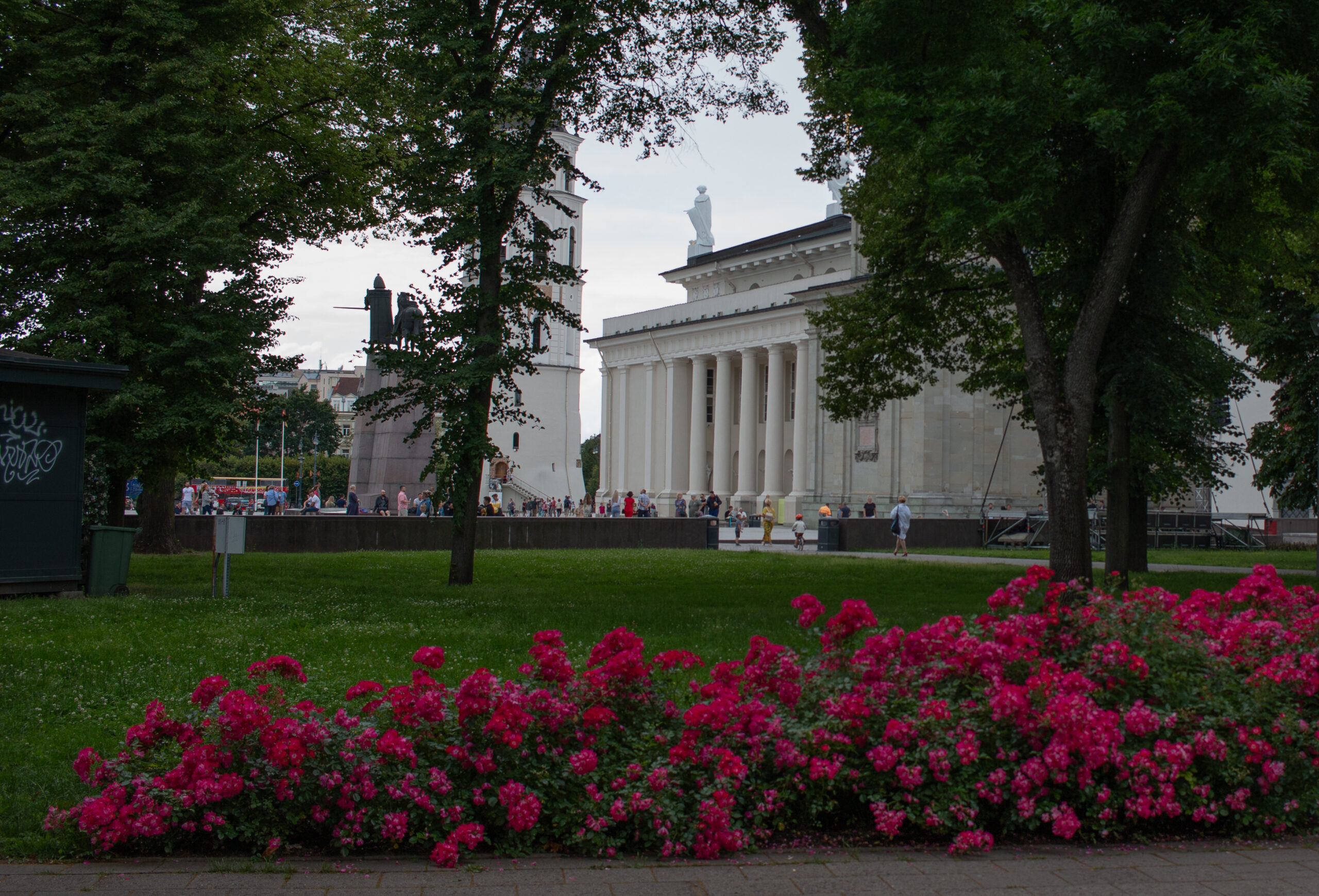 Lithuania - Vilnius Cathedral and gardens