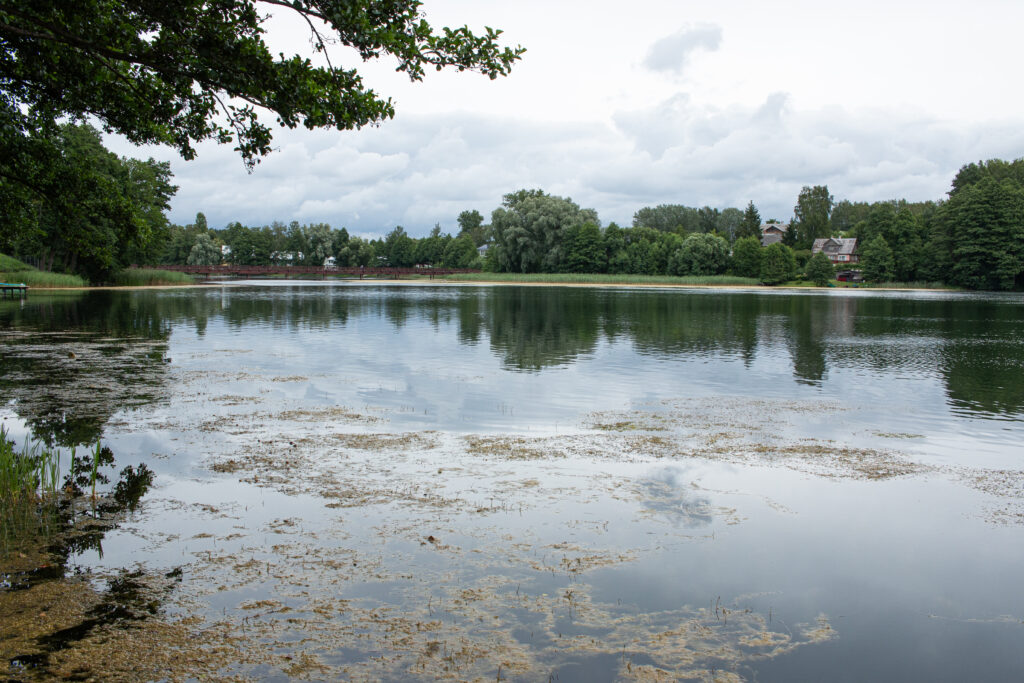 Lithuania - The way to Trakai Island Castle along Galve Lake