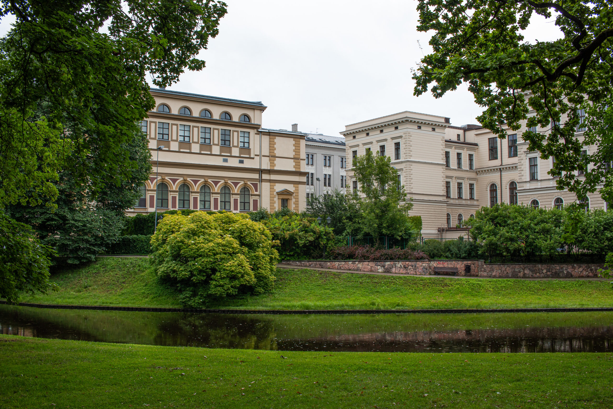 Latvia - Riga - Bastejkalna Park - on the edge of the old city