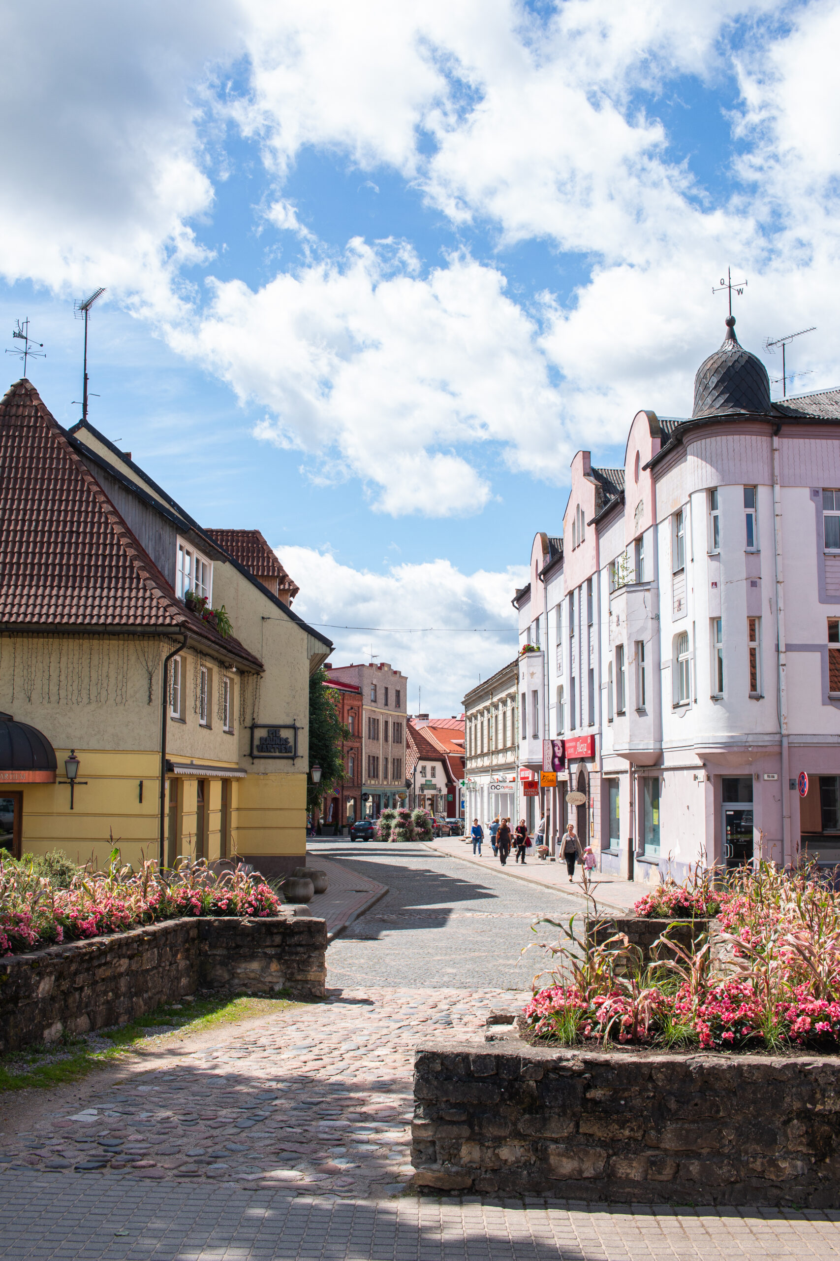 Latvia - Cesis - Riga Street