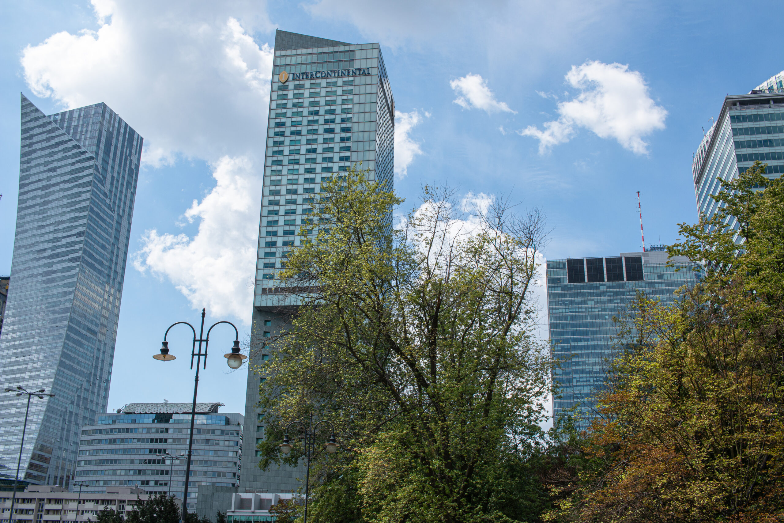 Poland - Warsaw - Glass skyscrapers by Rondo ONZ