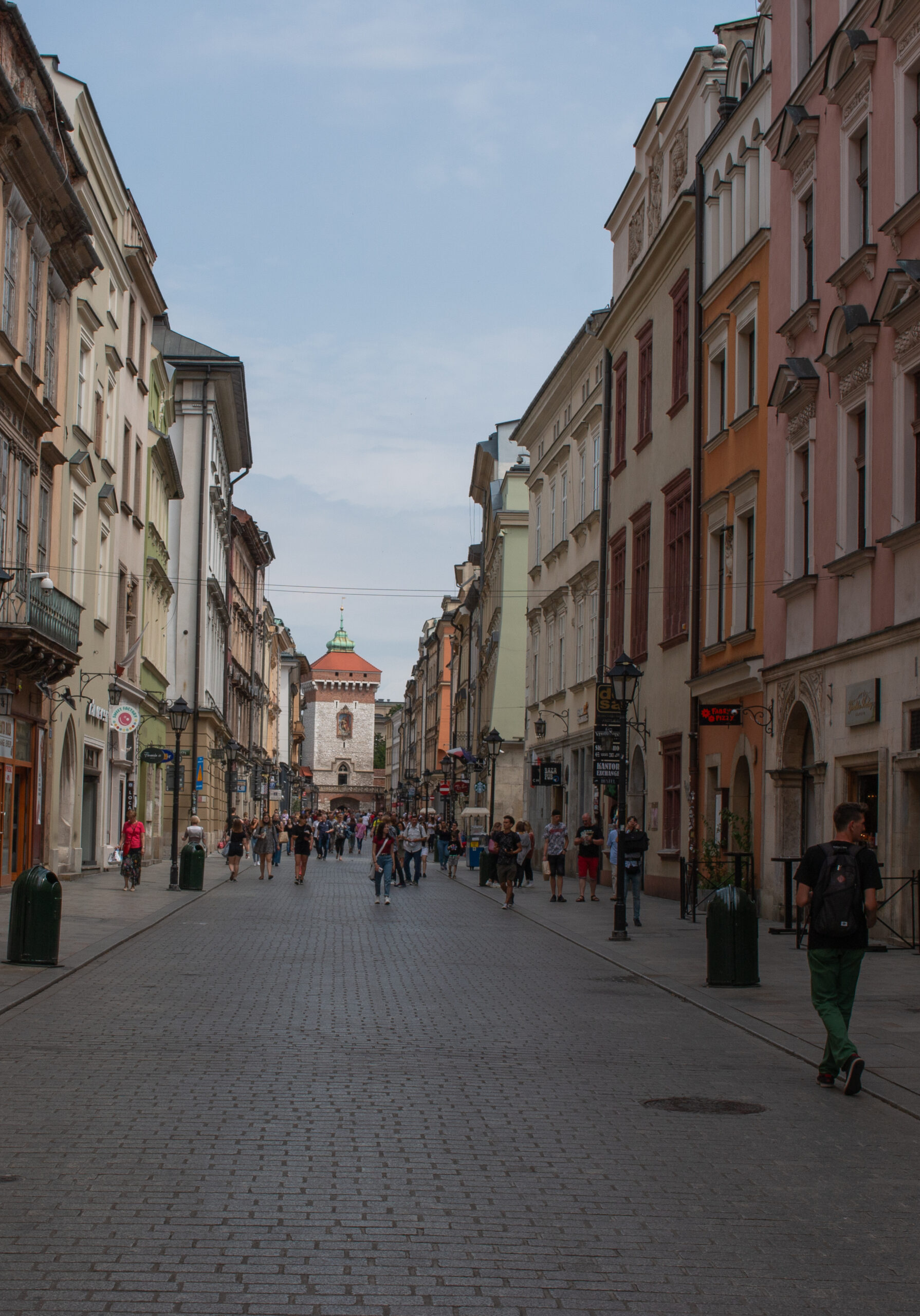 Poland - Krakov - Heading to Florian's Old City Gate