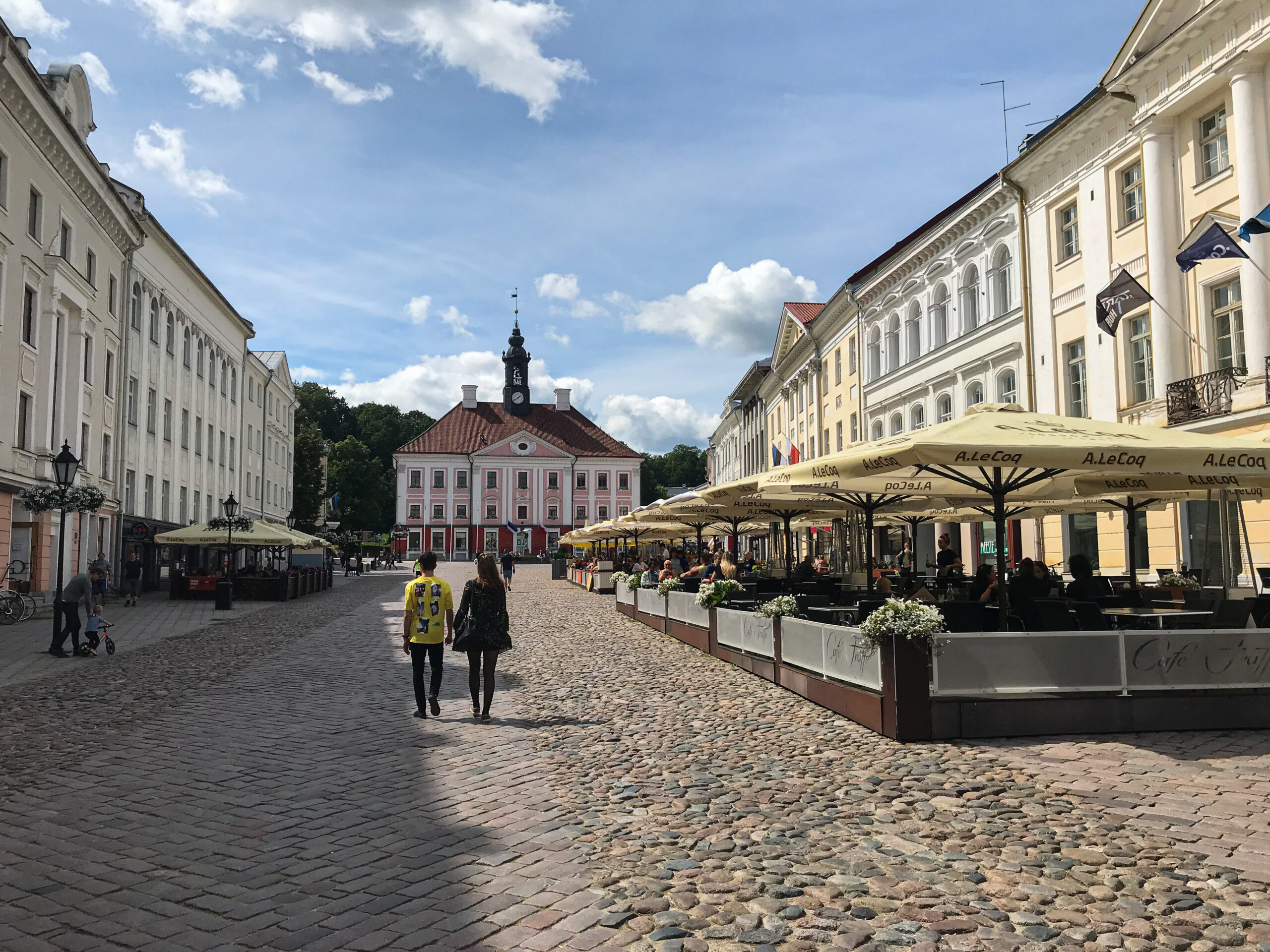 Estonia - Tartu - Raekoja Plats - Town Hall Square