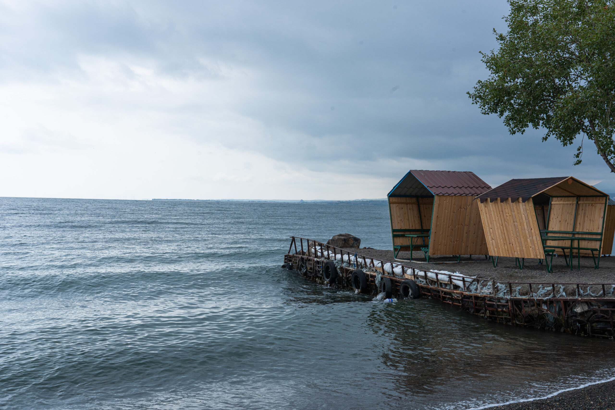 Armenia - Sevan Lake - beach resort