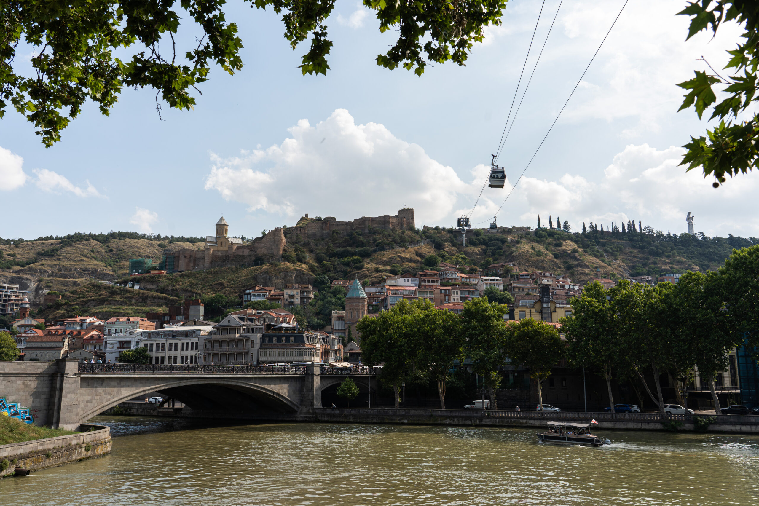 Georgia - Tbilisi - The cable car to Narikala Fortress