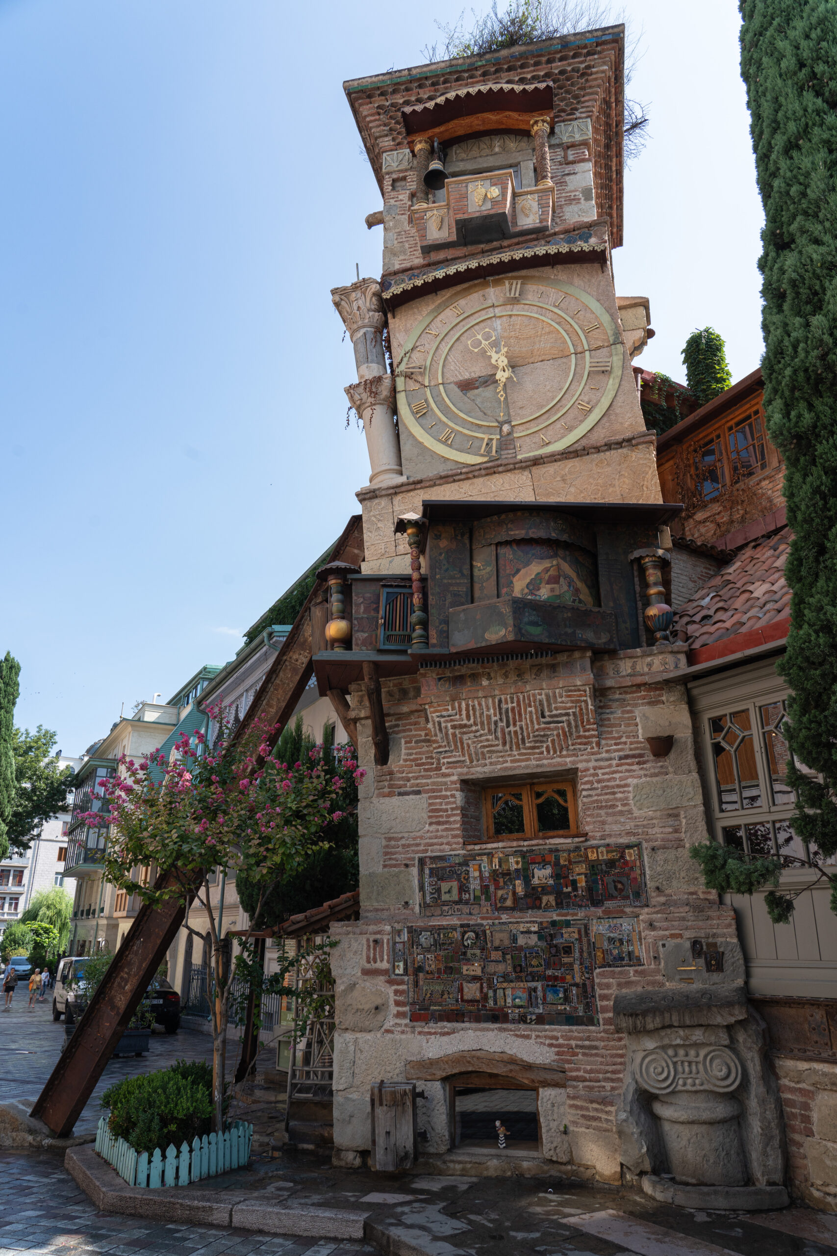 Georgia - Tbilisi - The Leaning Clock Tower