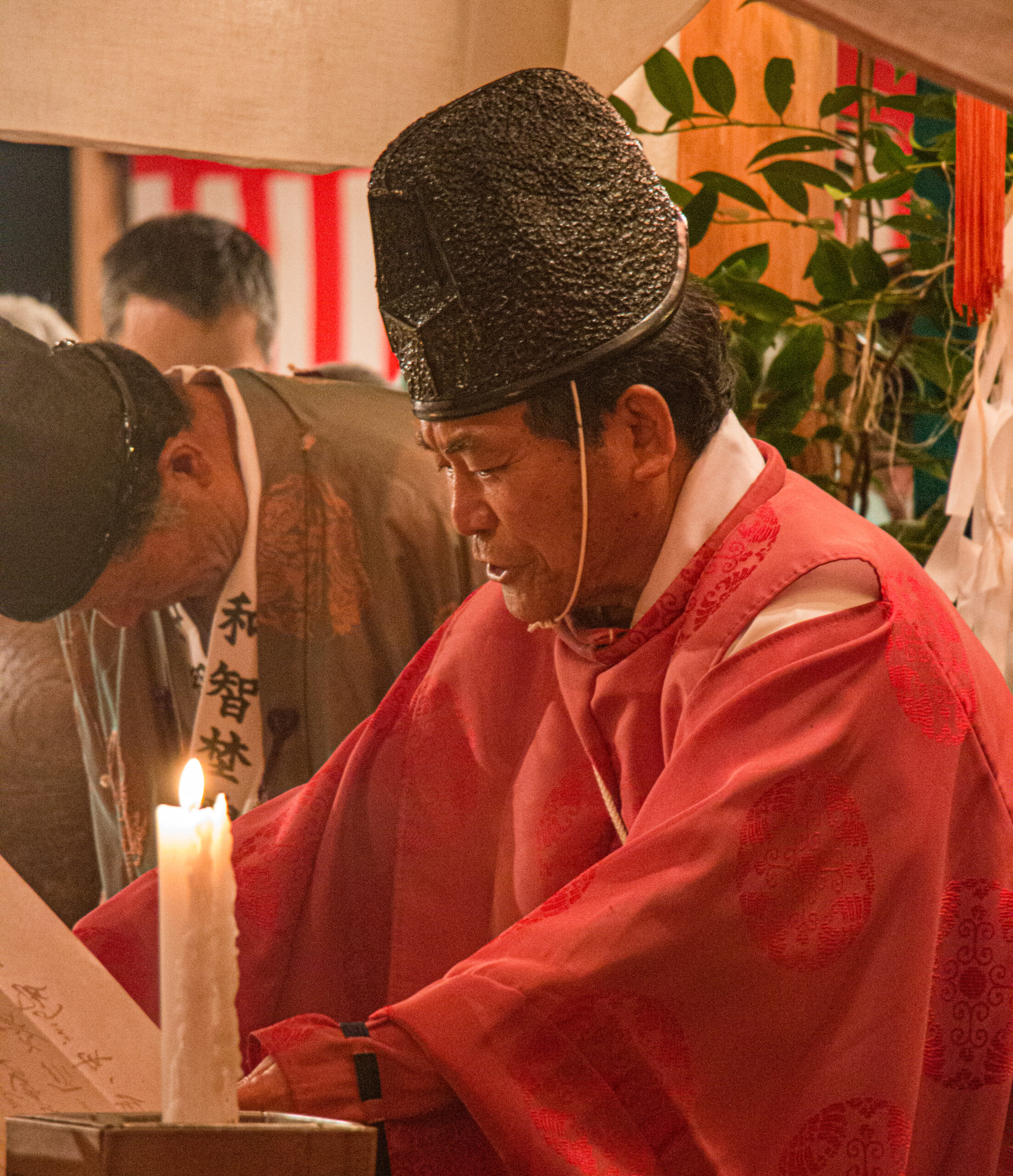 Japan - Tsumago - ceremony of the Wachino Festival