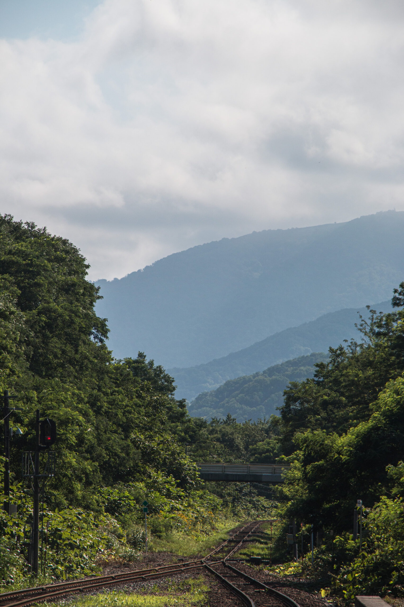 Hakodate to Otaru - view of the countryside by train