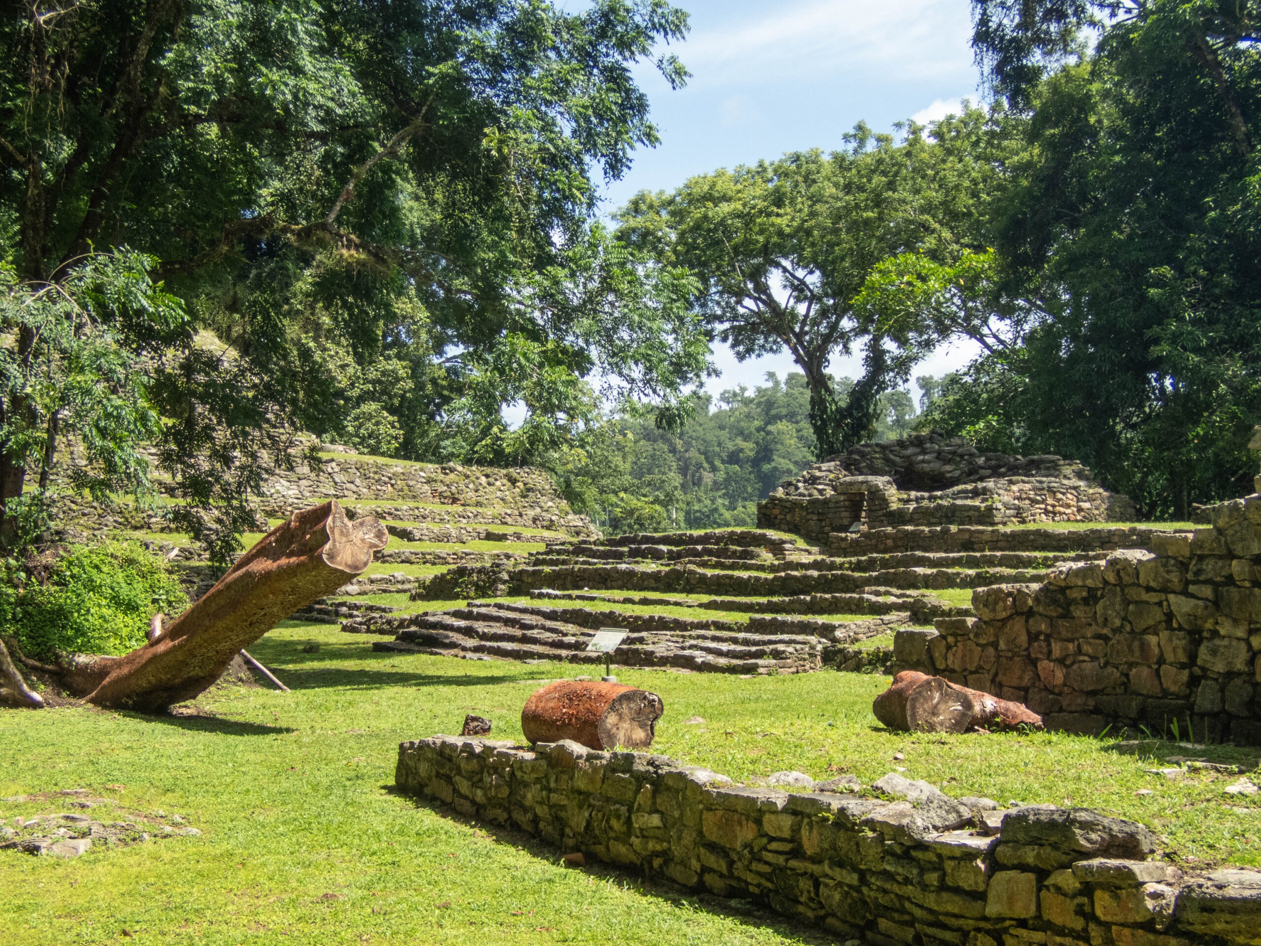 Mexico - The centre of the site of Yaxchilan