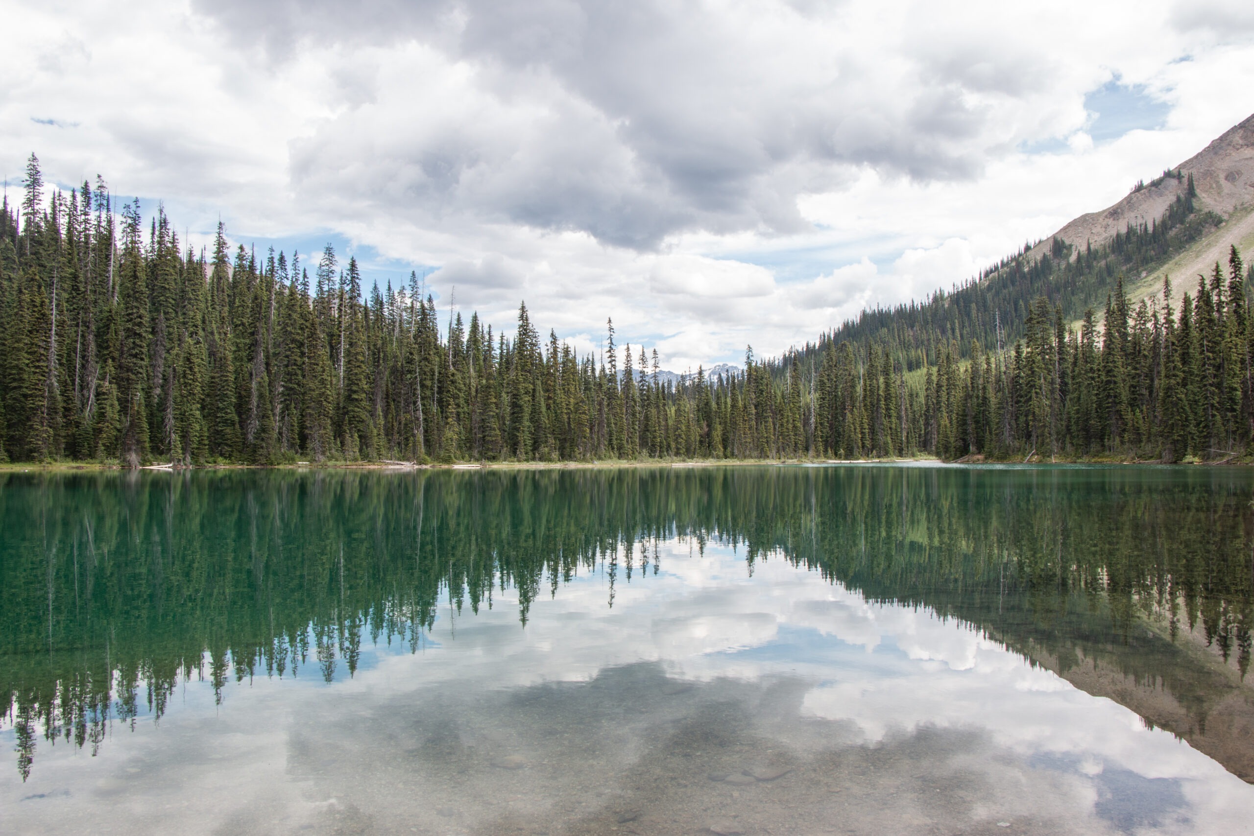 Yoho Lake - still and reflective