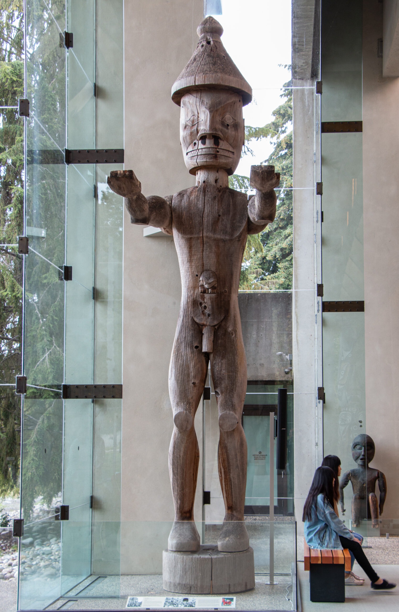 Giant statue at the Museum of Anthropology