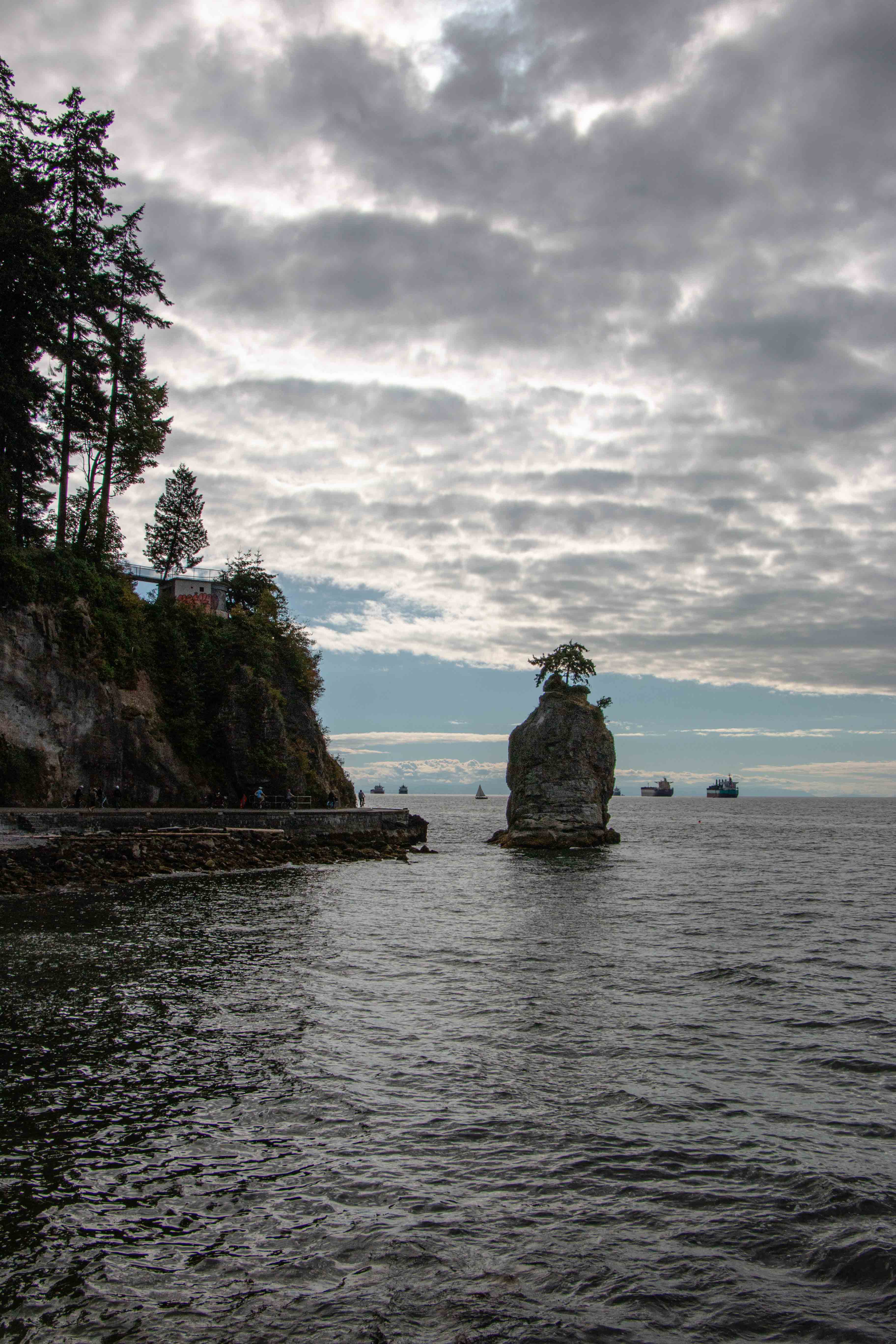 The expanse of Vancouver Harbour