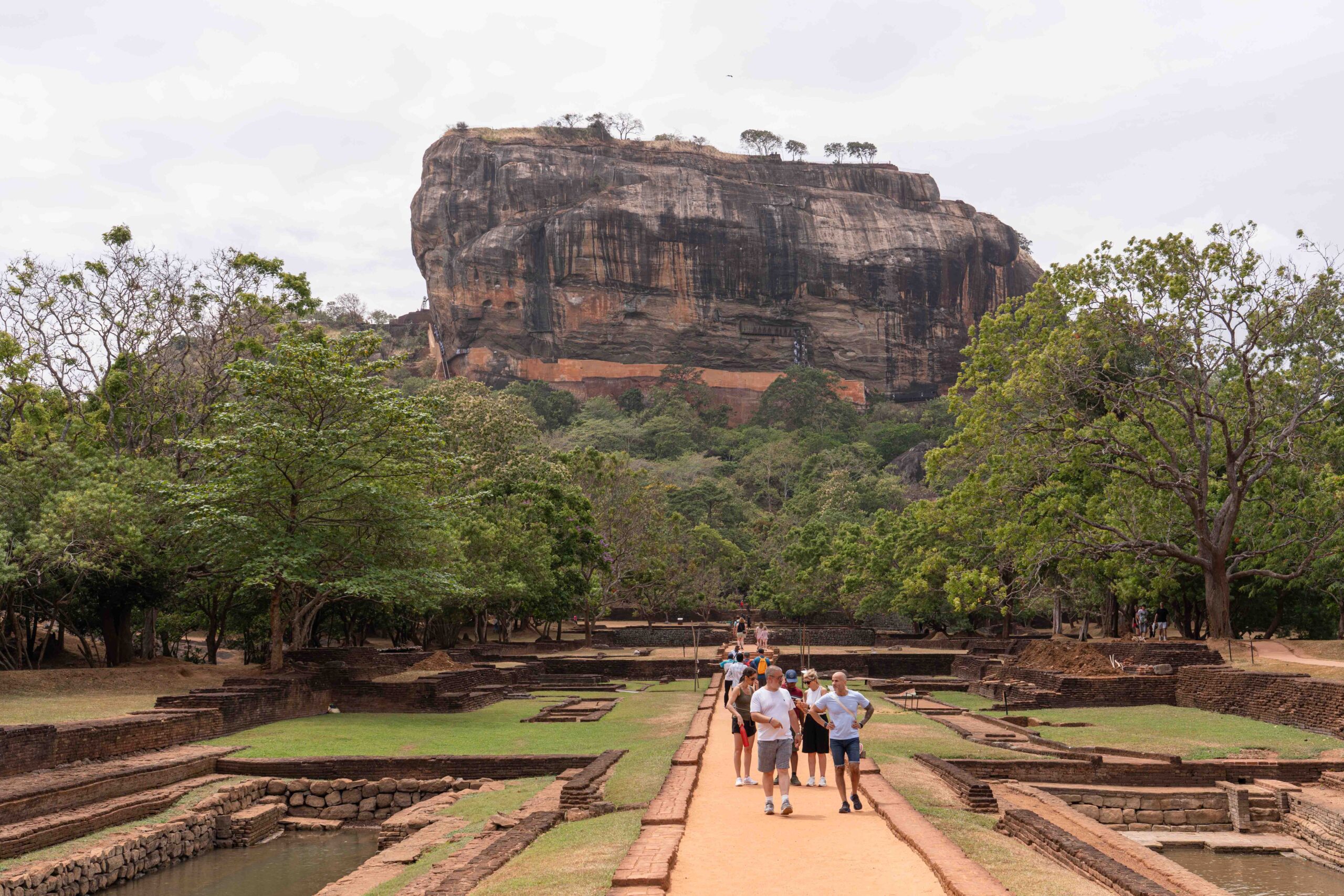 The path leading to The Lion Rock